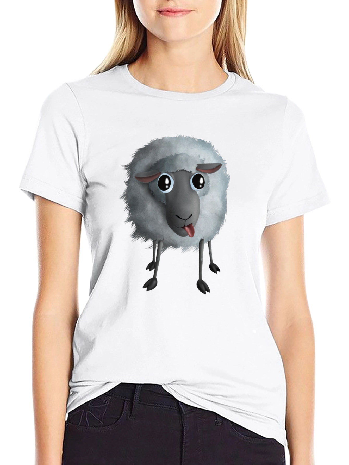 Funny Sheep Graphic T-Shirt