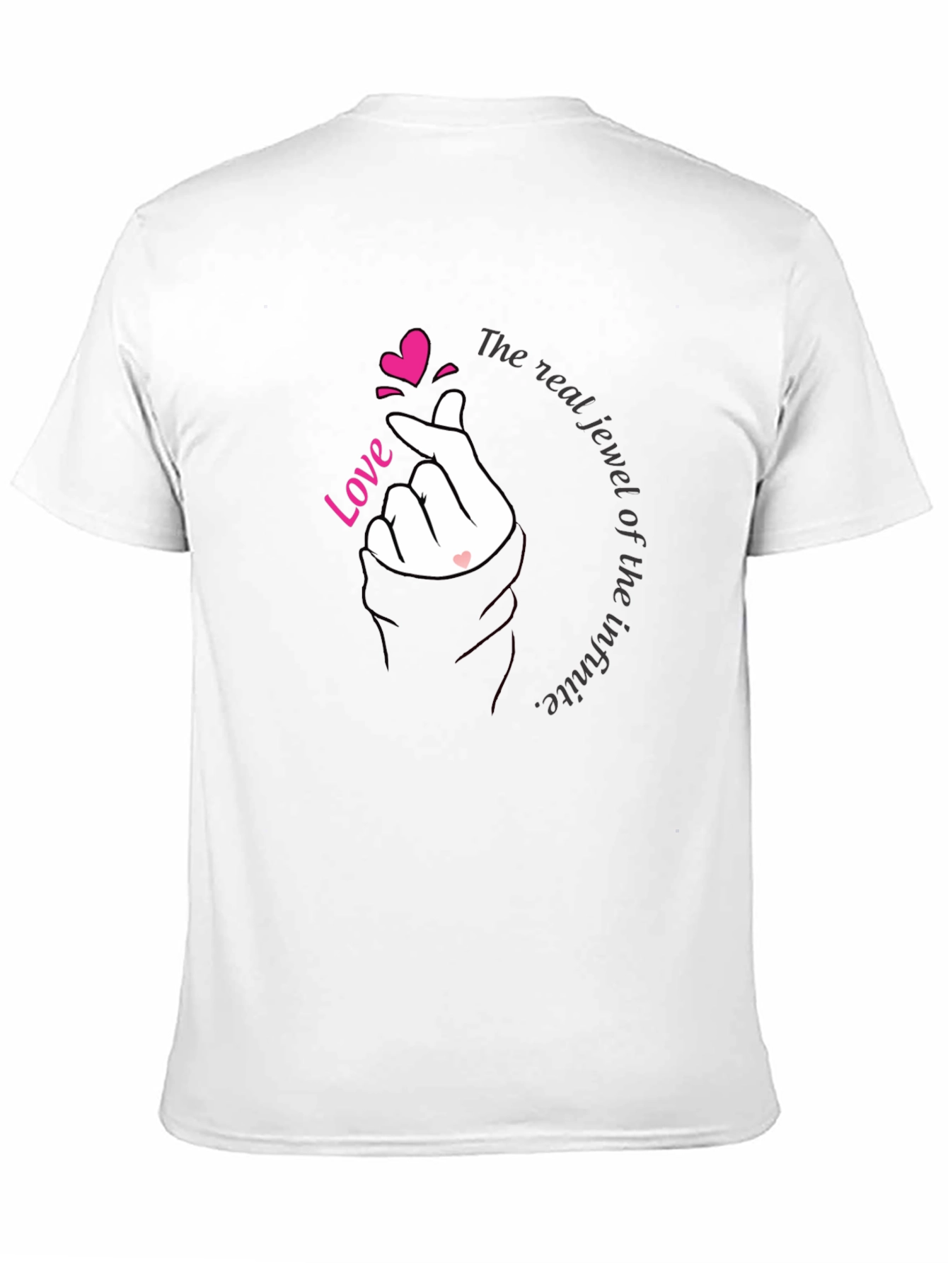 Love Hand Gesture T-Shirt - Romantic Trendy Tee