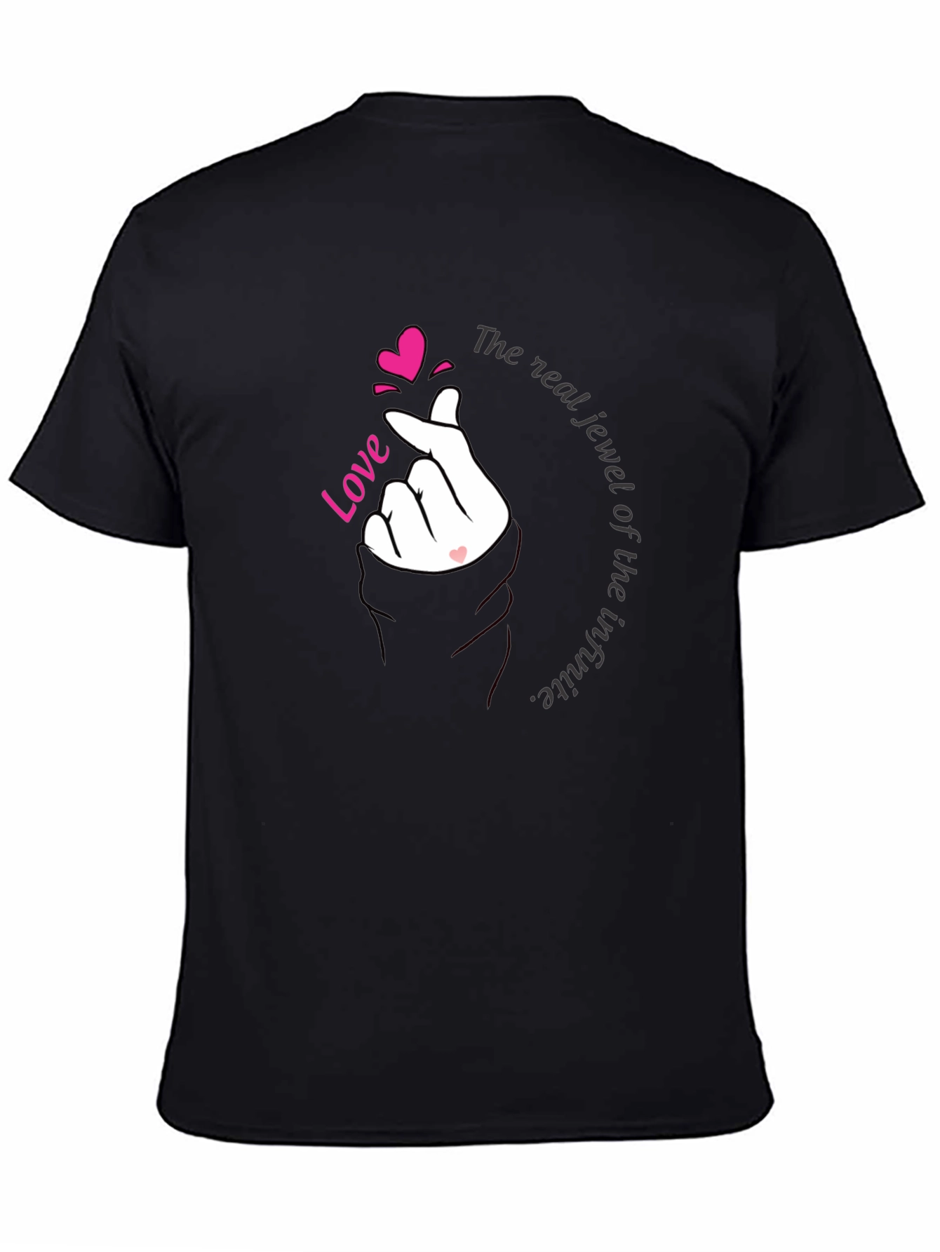 Love Hand Gesture T-Shirt - Romantic Trendy Tee