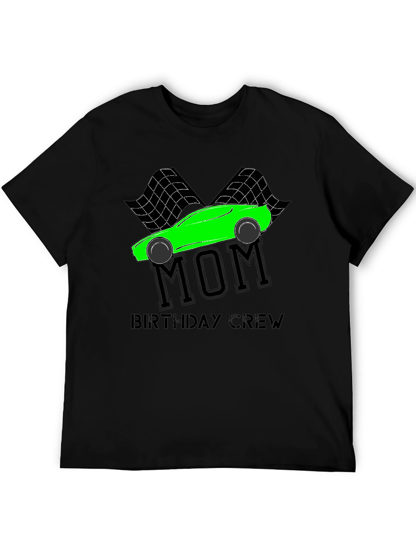 Mom Birthday Crew Racing T-Shirt