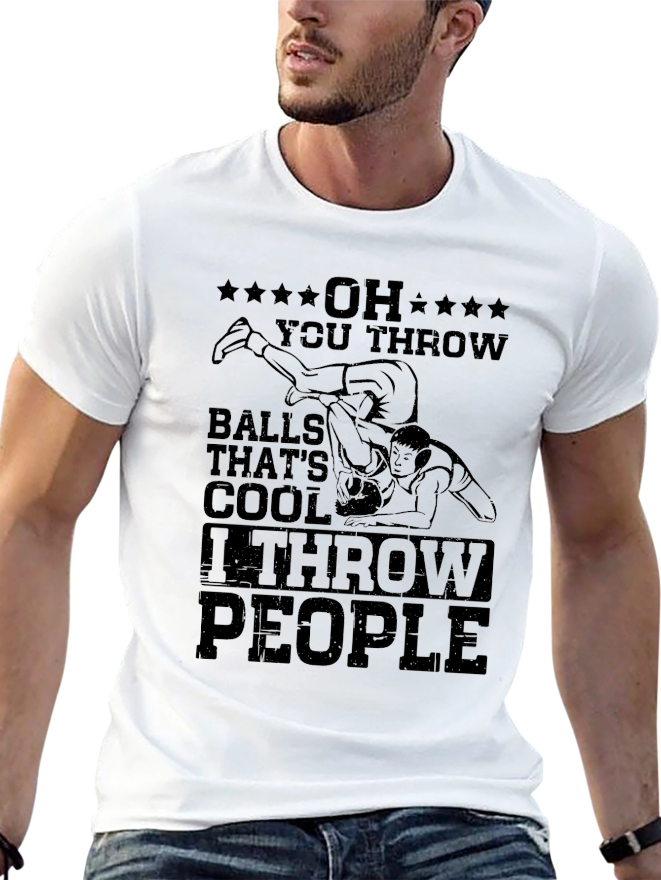 Oh You Throw Balls I Throw People T-Shirt