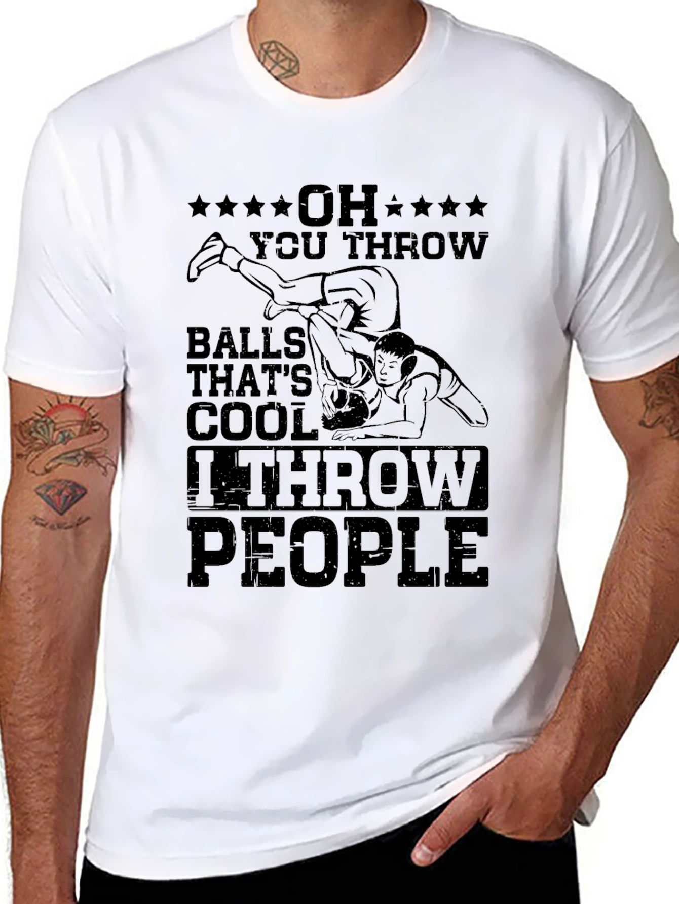 Oh You Throw Balls I Throw People T-Shirt