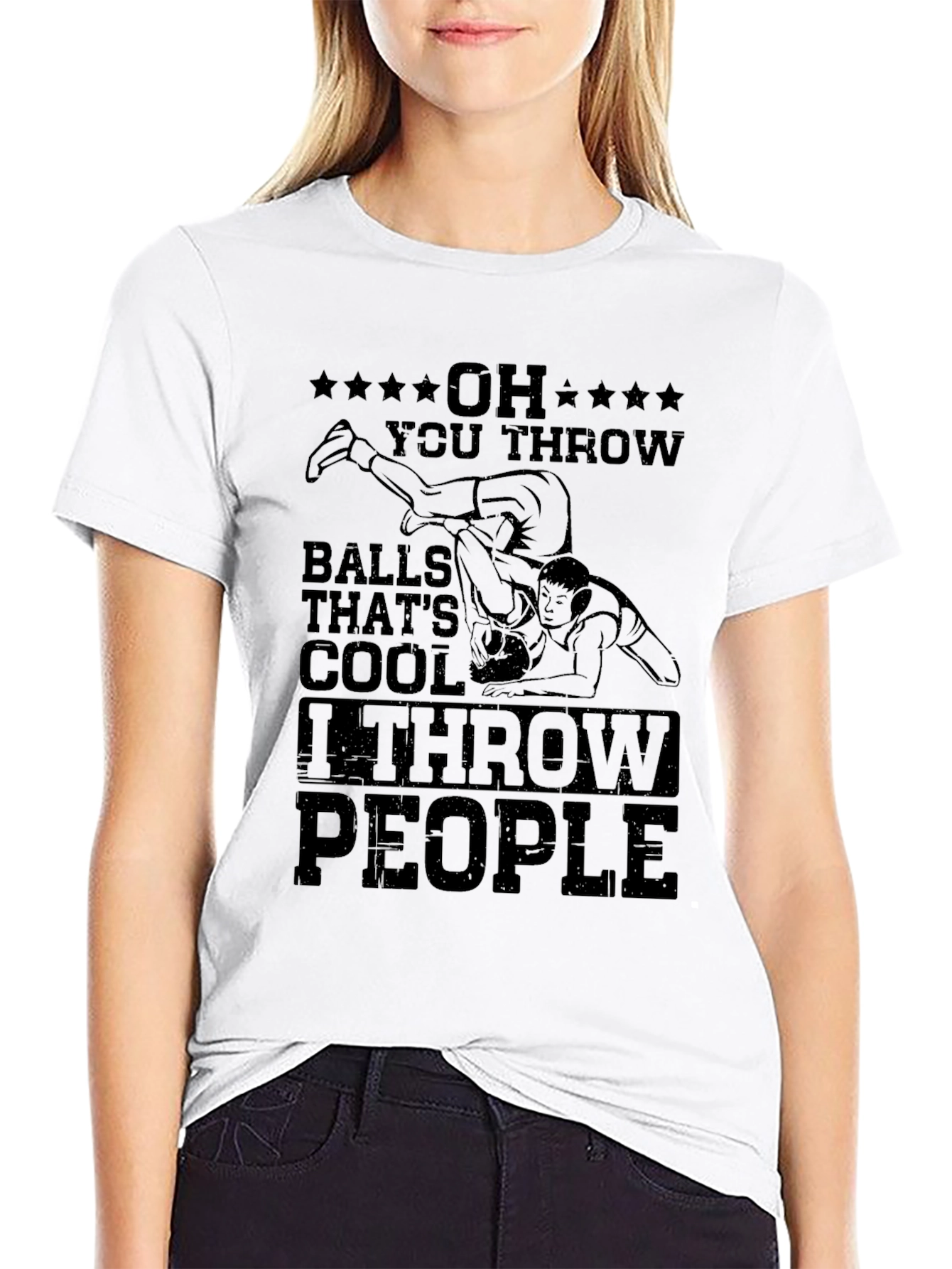 Oh You Throw Balls I Throw People T-Shirt