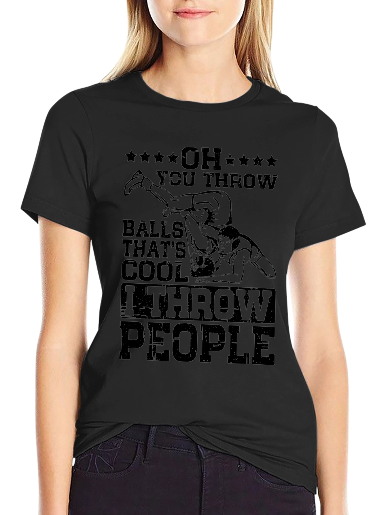 Oh You Throw Balls I Throw People T-Shirt