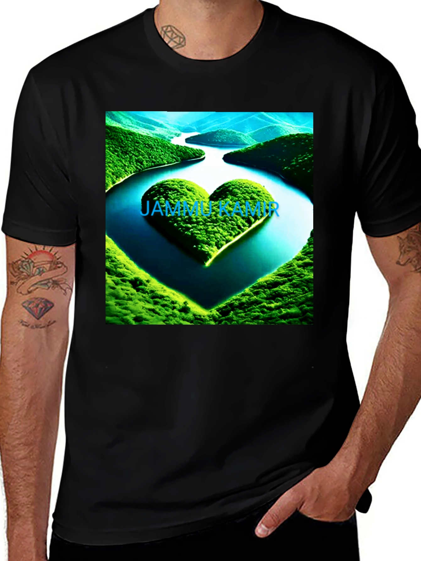 Heart Island Graphic Tee
