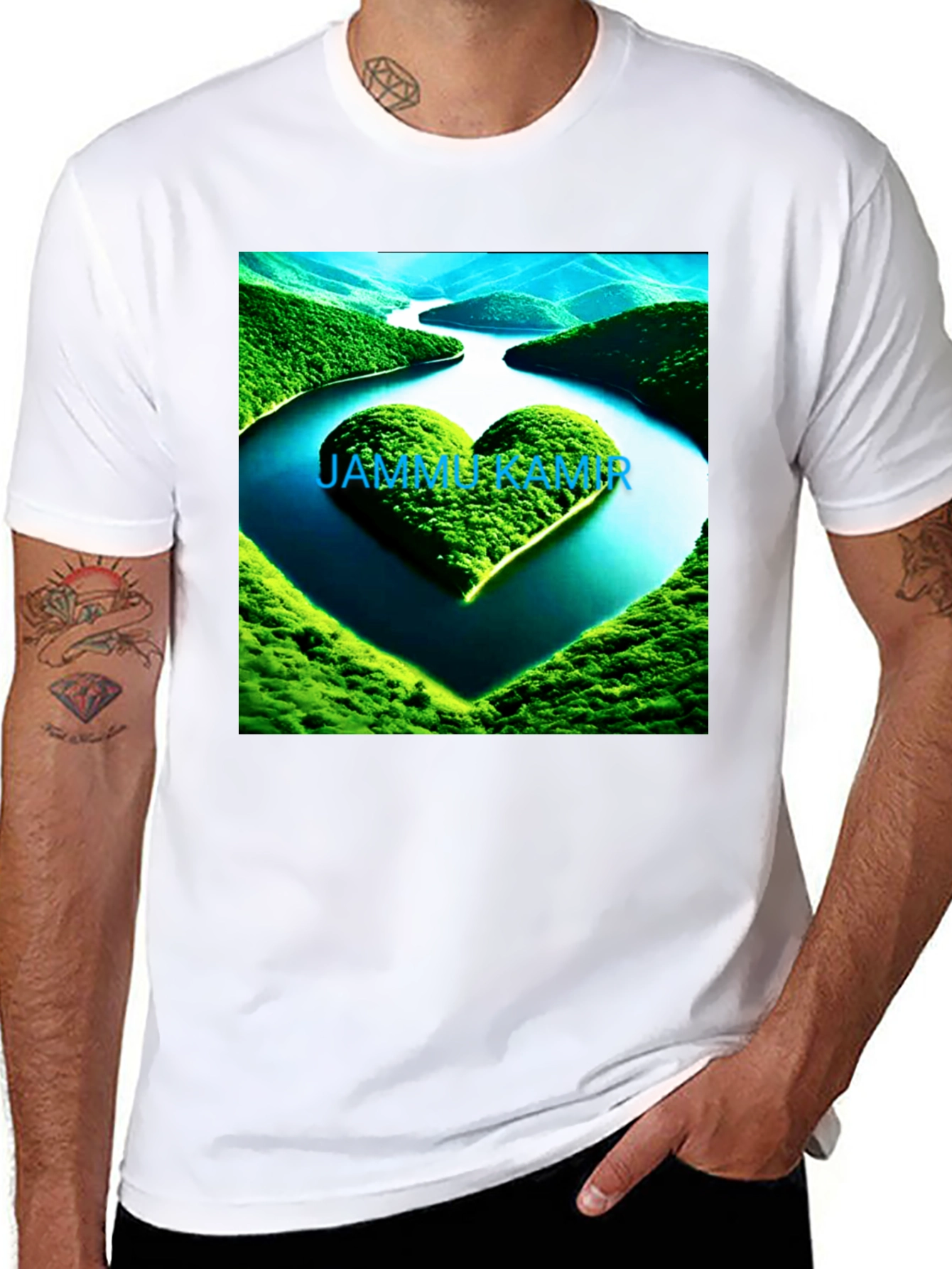 Heart Island Graphic Tee