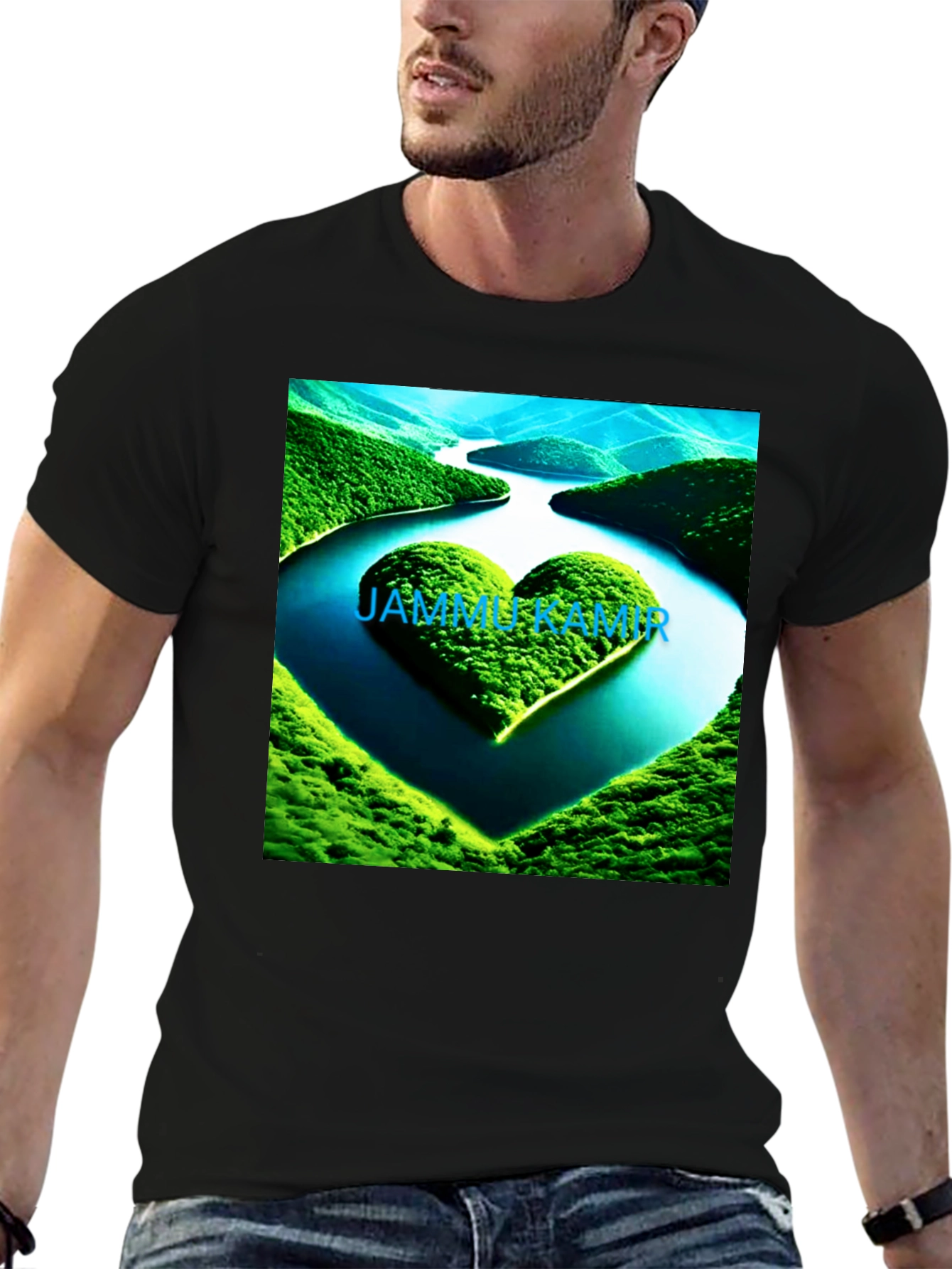 Heart Island Graphic Tee