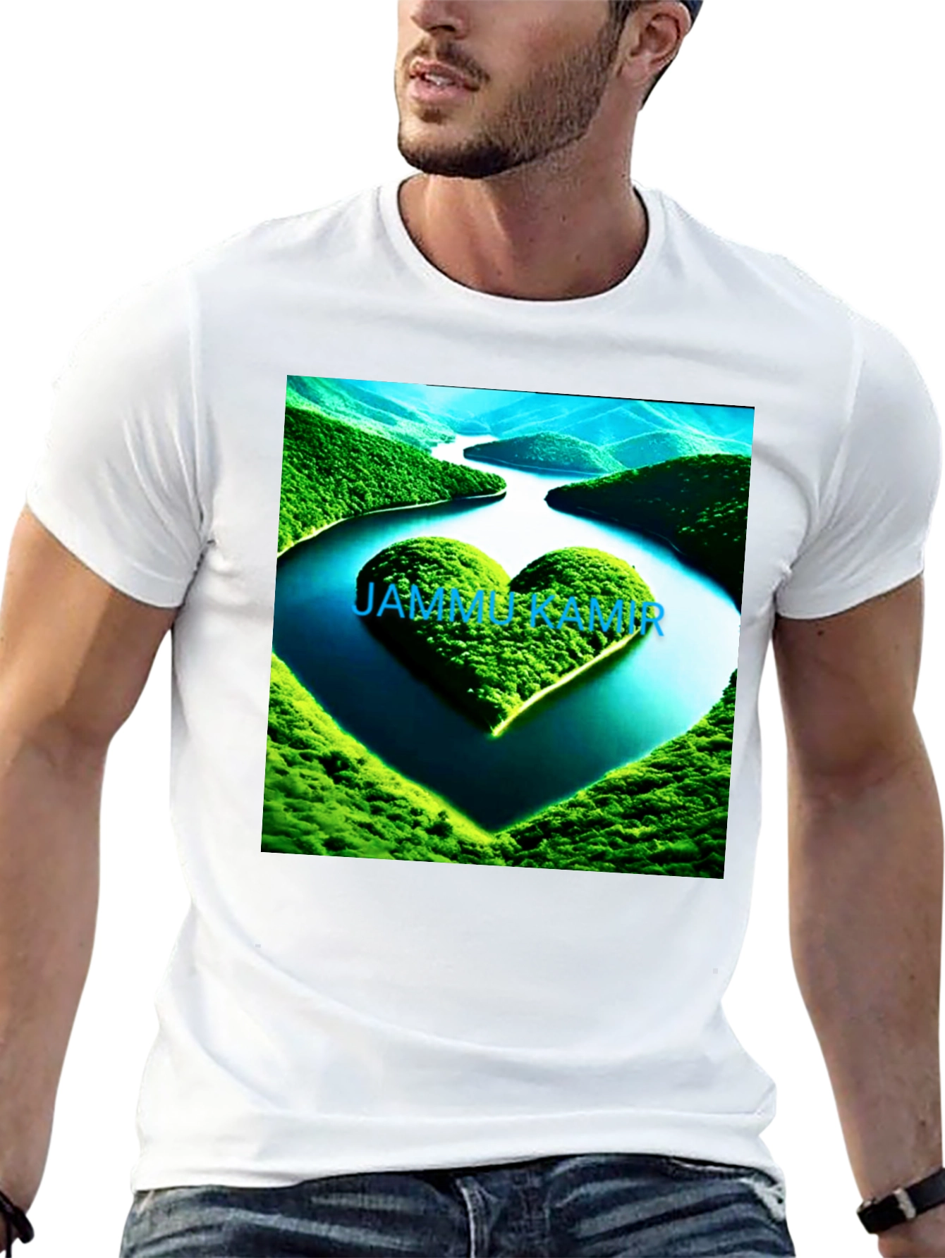 Heart Island Graphic Tee