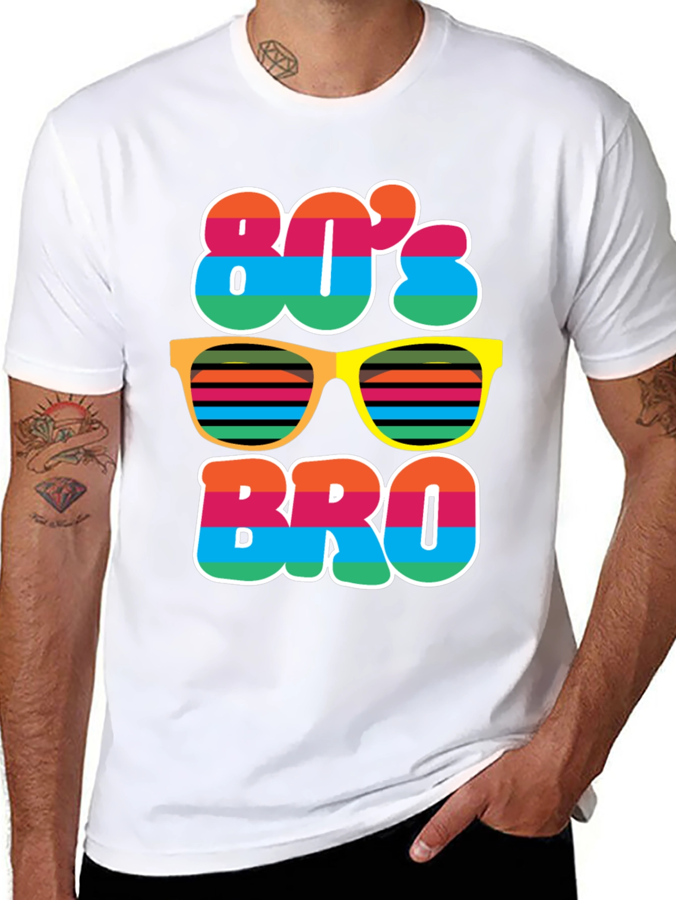 80s Bro T-Shirt - Retro Style