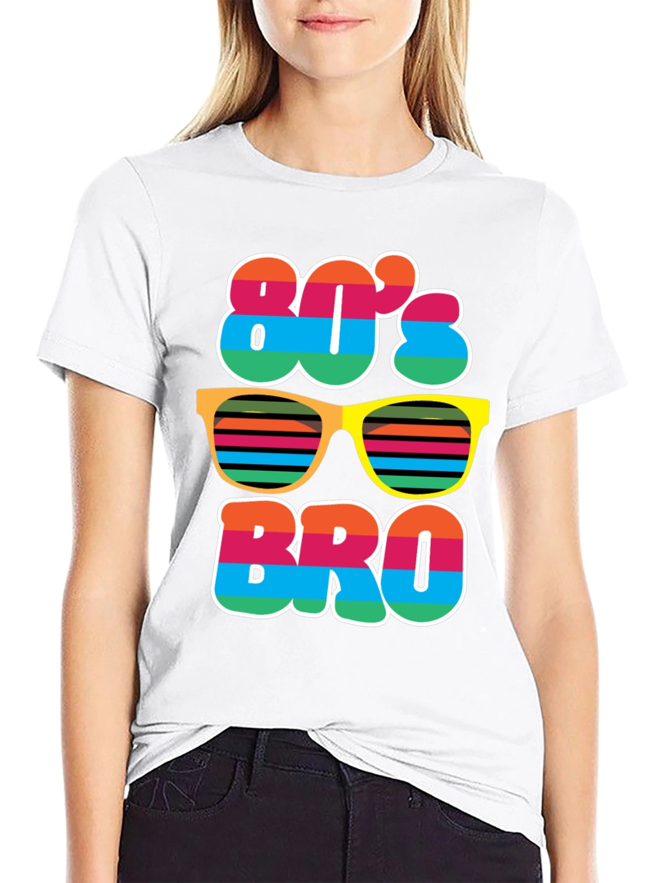 80s Bro T-Shirt - Retro Style