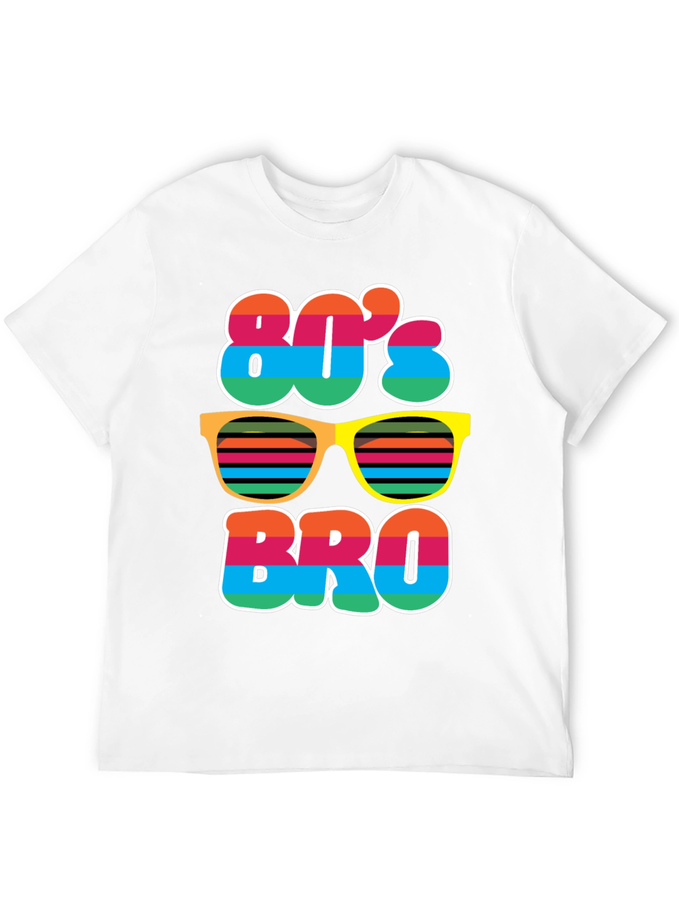 80s Bro T-Shirt - Retro Style