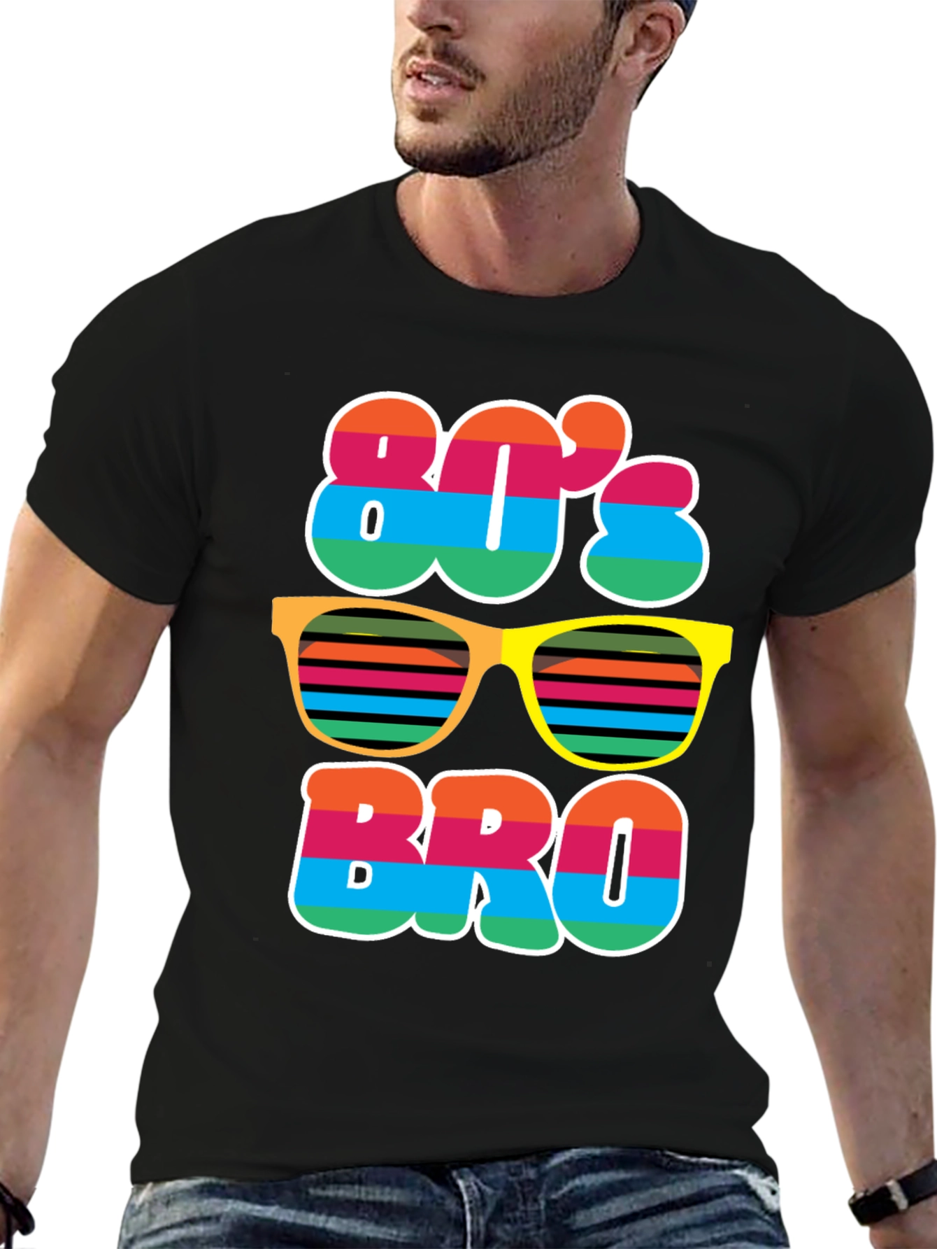 80s Bro T-Shirt - Retro Style