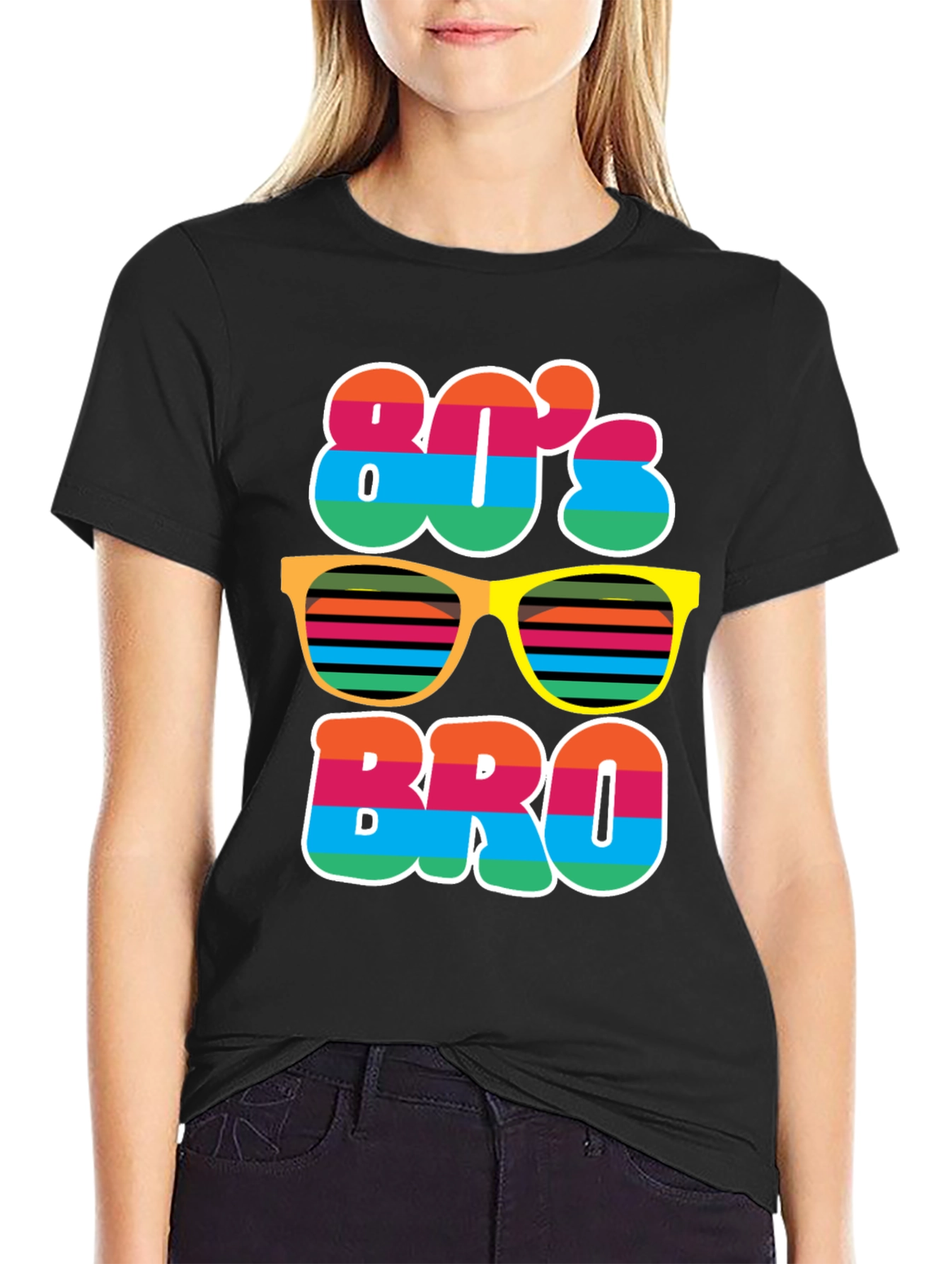 80s Bro T-Shirt - Retro Style