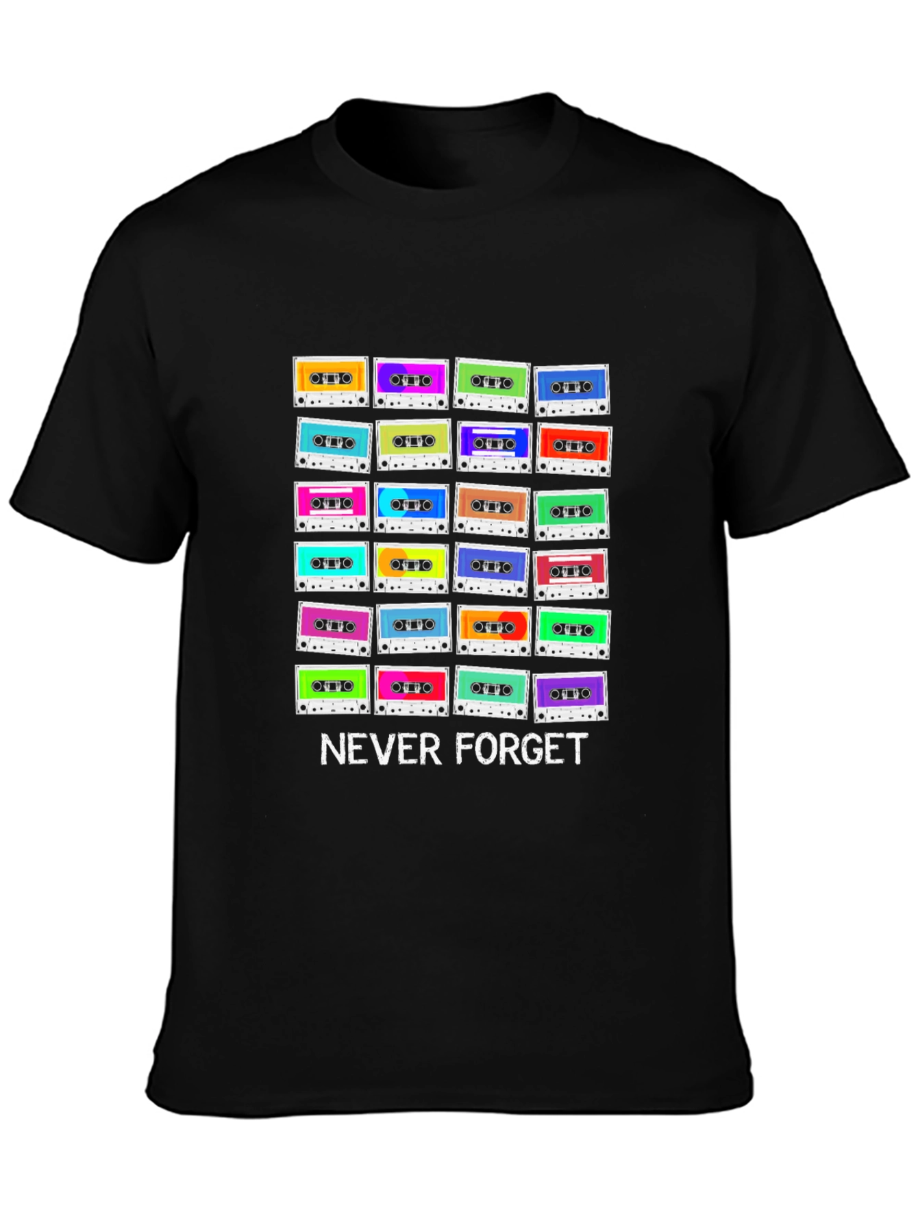 Never Forget Cassette Tape Graphic Tee
