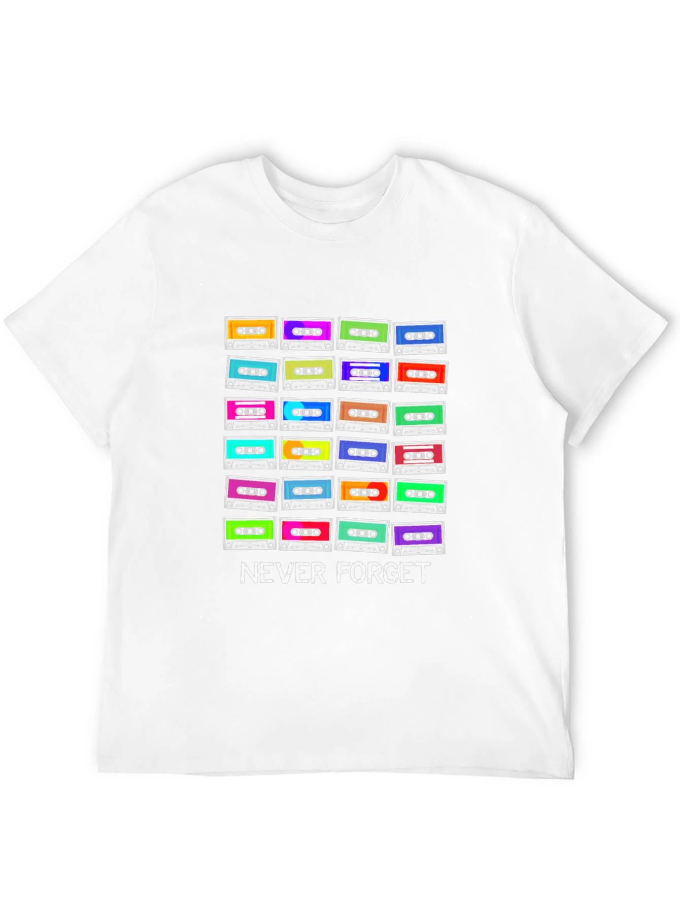 Never Forget Cassette Tape Graphic Tee