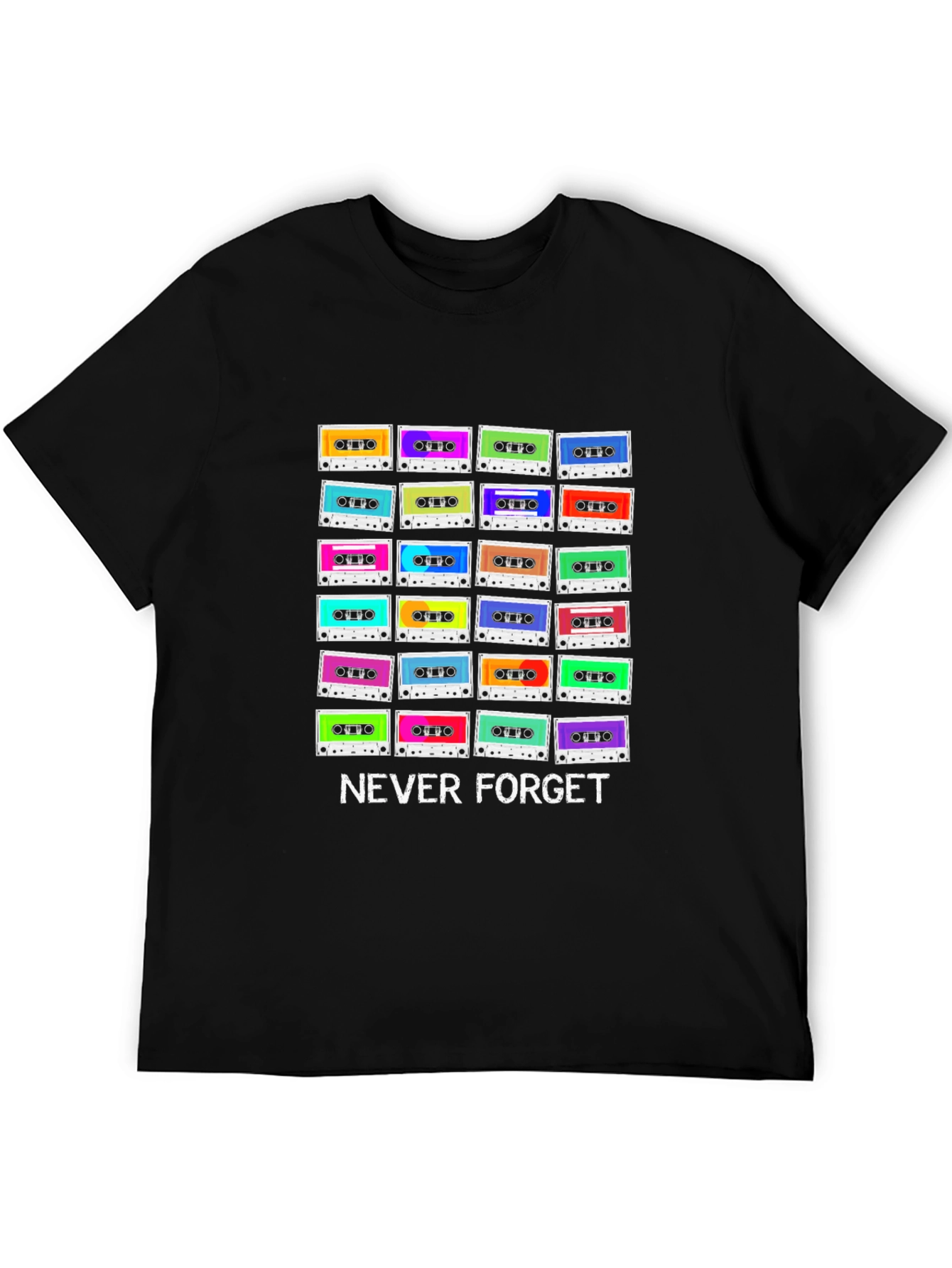 Never Forget Cassette Tape Graphic Tee