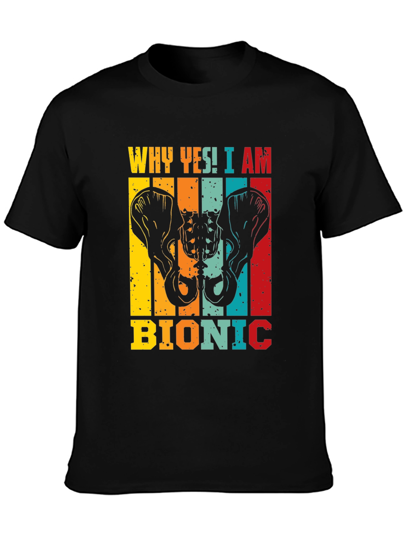 Bionic Hip Replacement Graphic T-Shirt