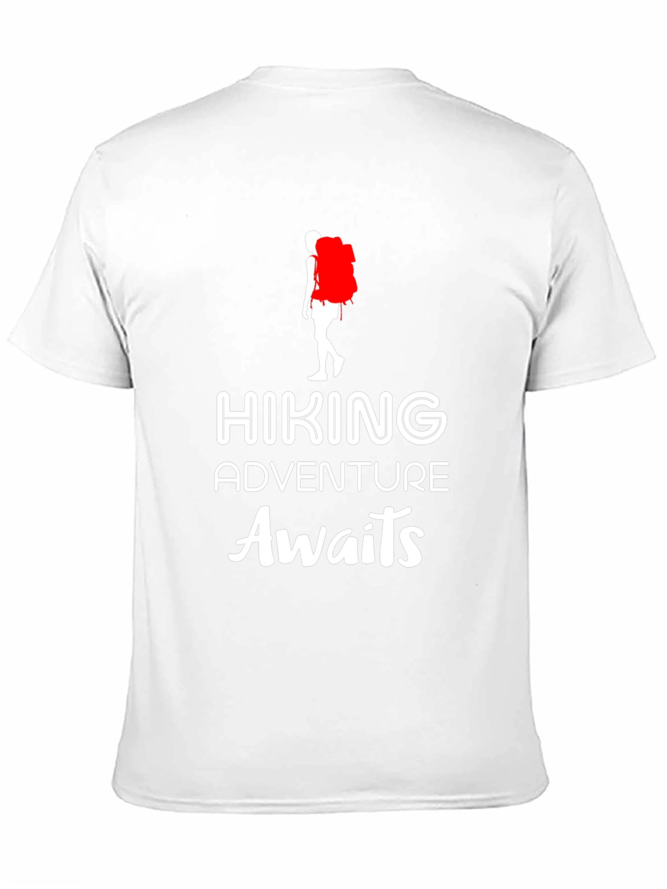 Hiking Adventure T-Shirt - Mens Black Crew Neck