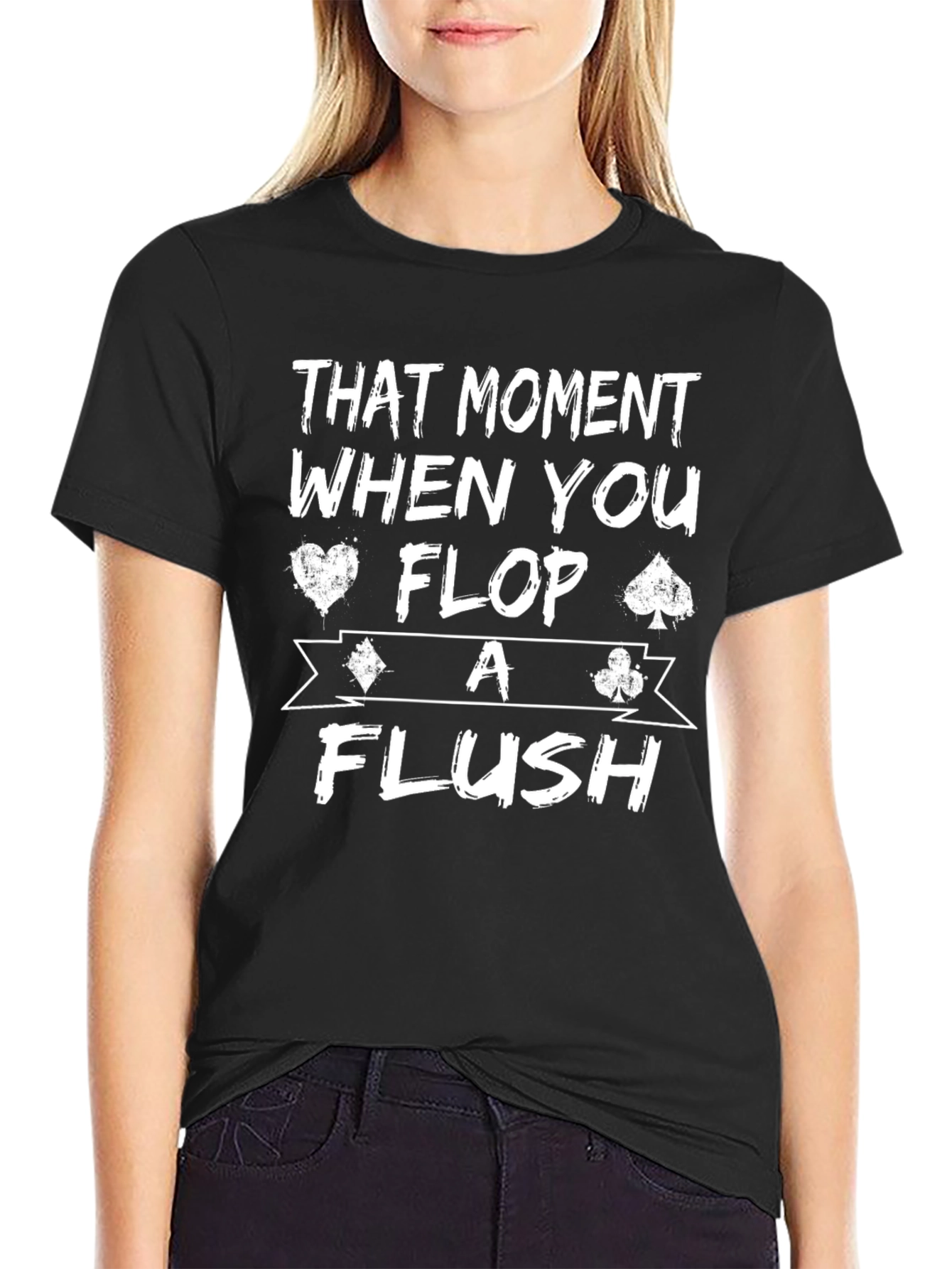 Poker Flush T-Shirt - Funny Card Player Tee