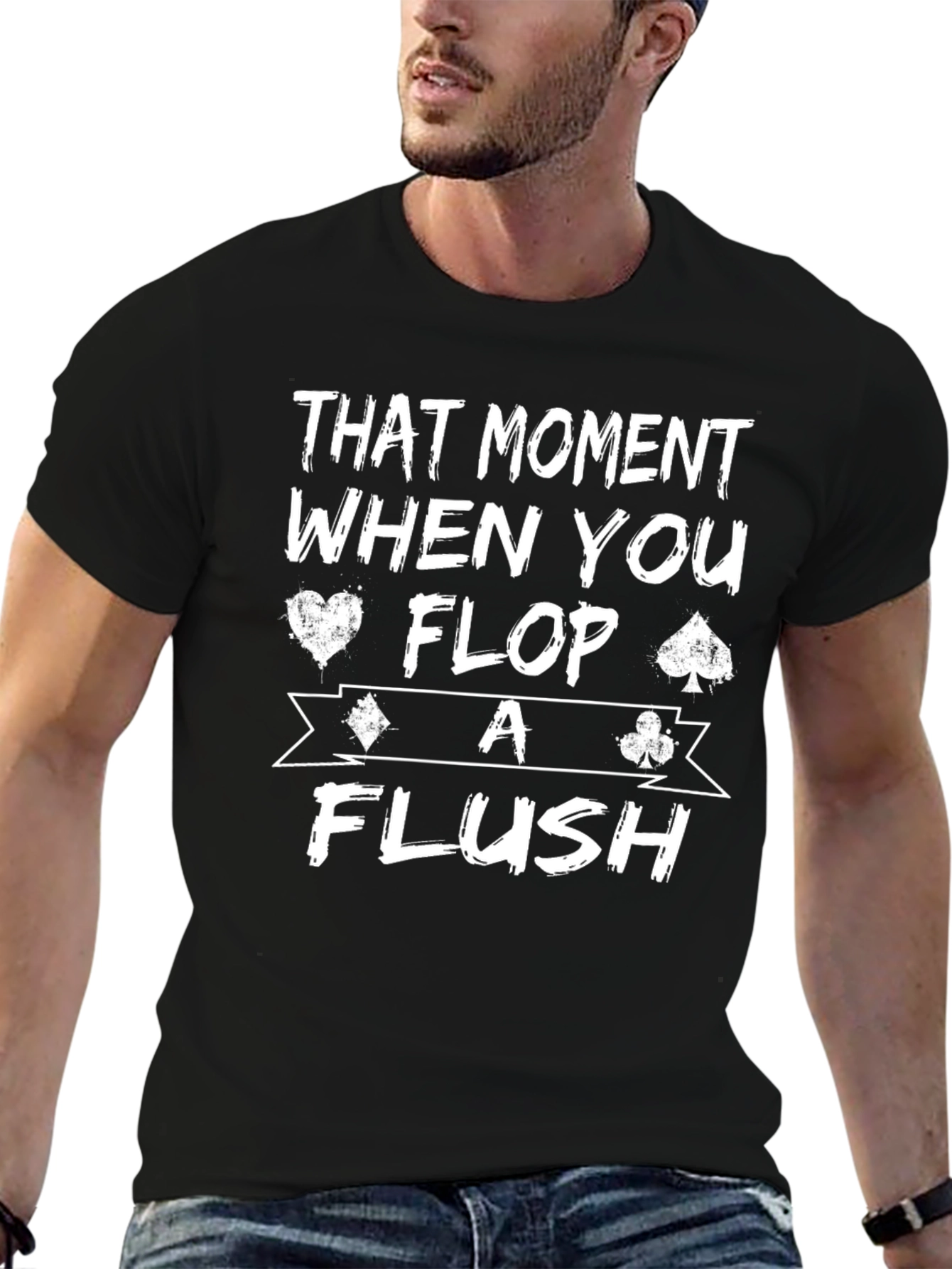 Poker Flush T-Shirt - Funny Card Player Tee