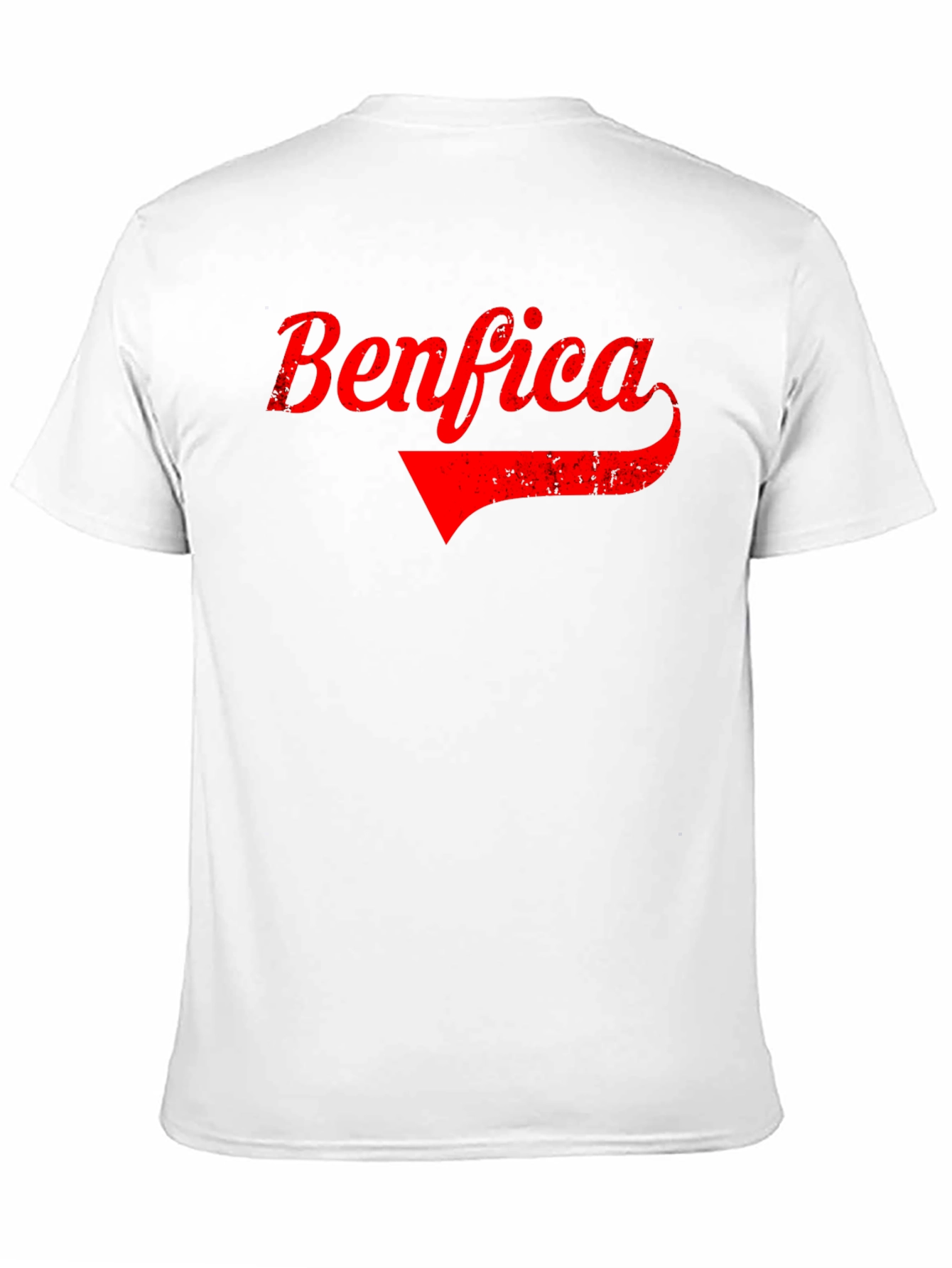 Benfica Retro Graphic Tee - Black Cotton T-Shirt