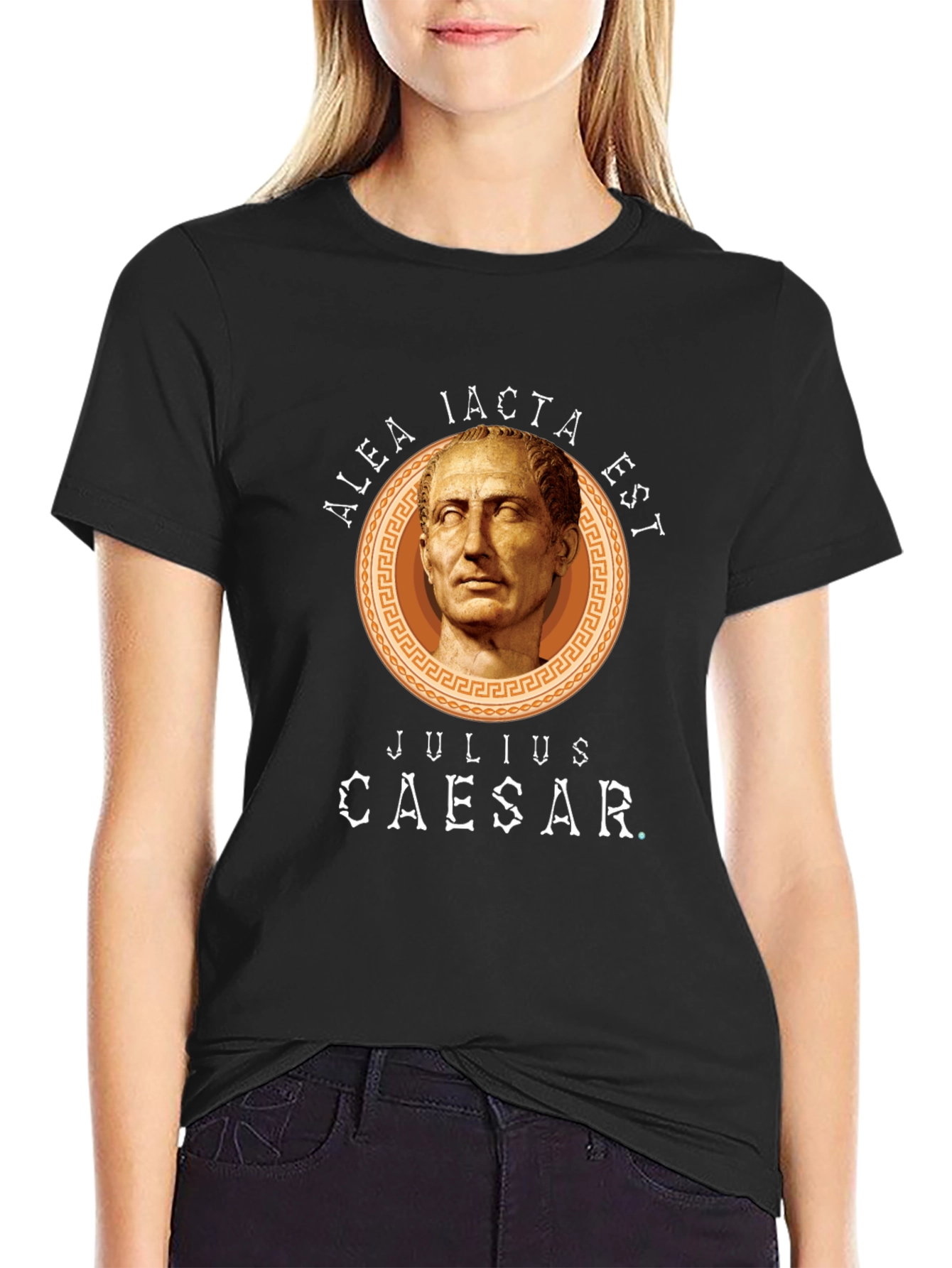 Julius Caesar Black Graphic Tee