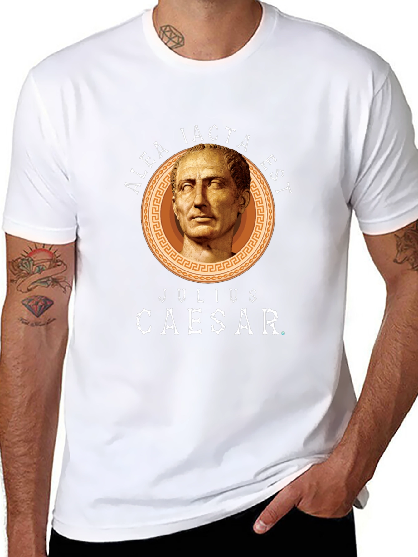 Julius Caesar Black Graphic Tee