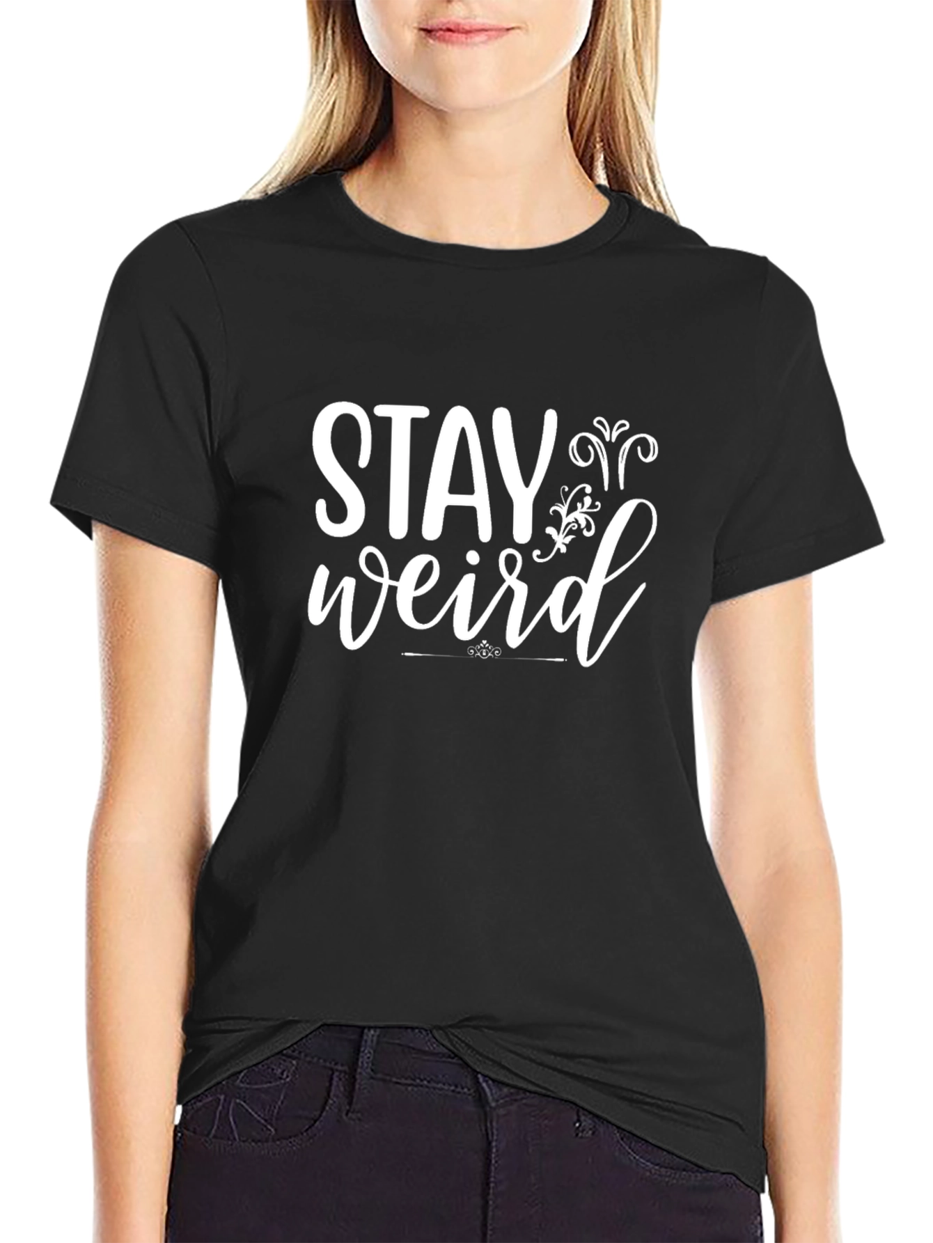 Stay Weird Graphic Tee - Unique and Stylish