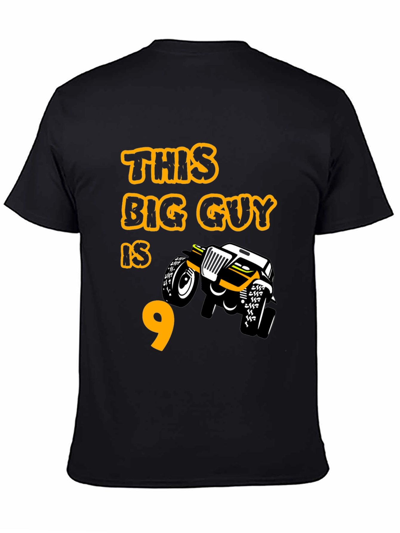 Boys 9th Birthday Monster Truck T-Shirt