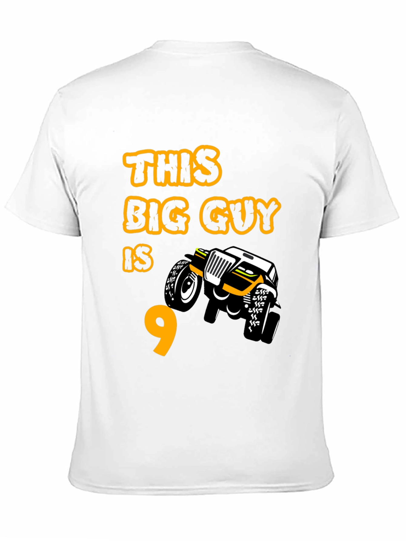 Boys 9th Birthday Monster Truck T-Shirt
