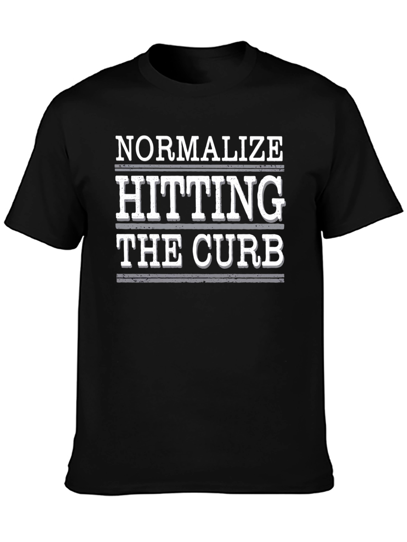 Normalize Hitting the Curb Graphic Tee - Black