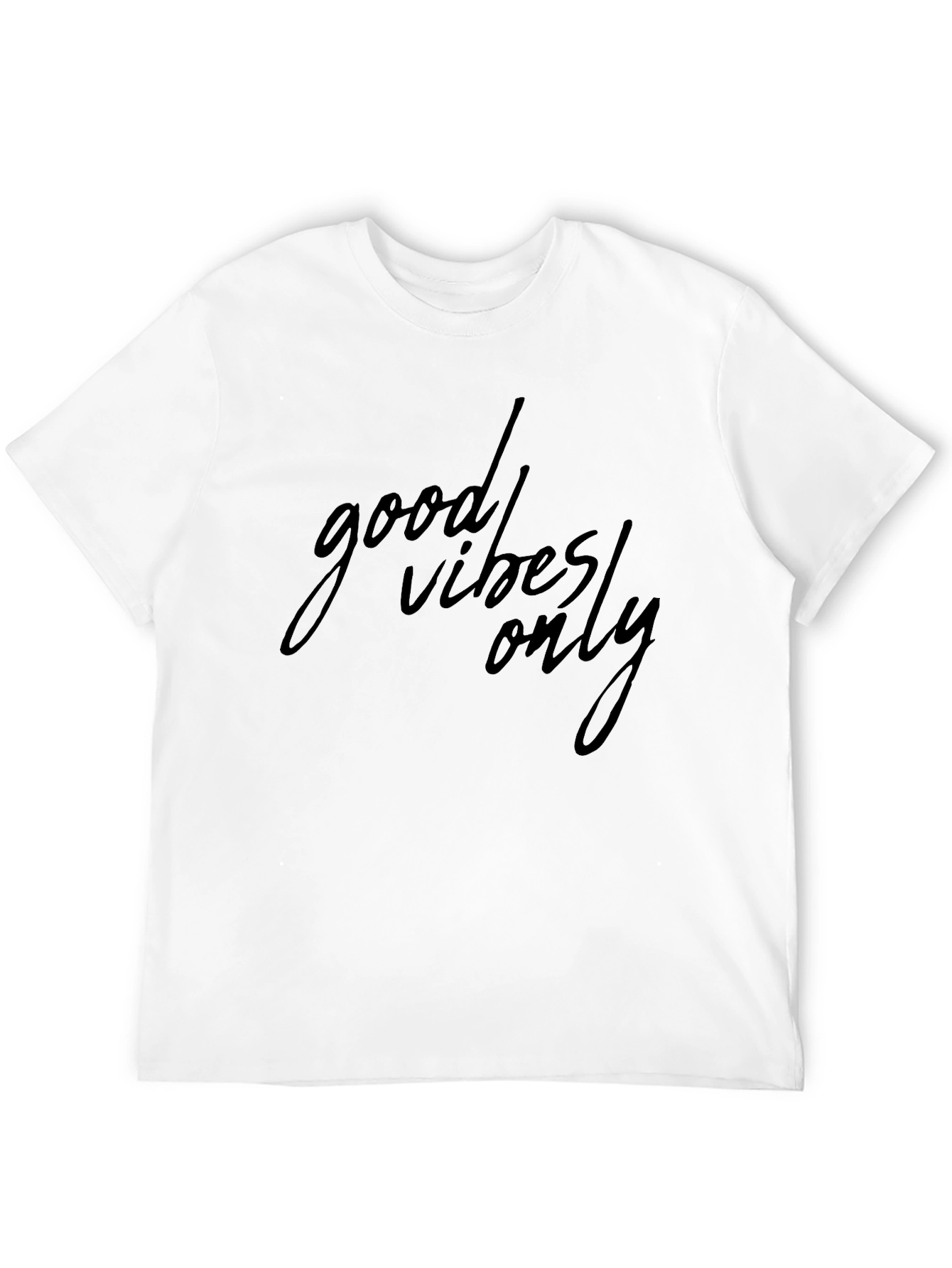 Good Vibes Only Graphic Tee - Classic Black T-Shirt