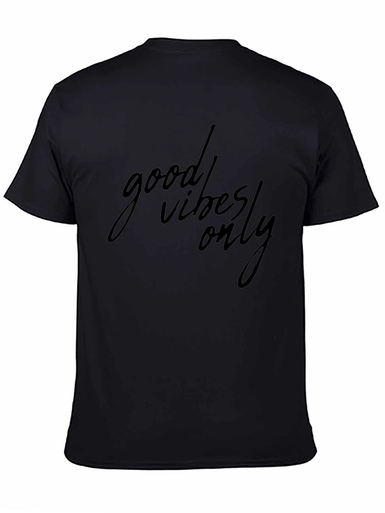 Good Vibes Only Graphic Tee - Classic Black T-Shirt