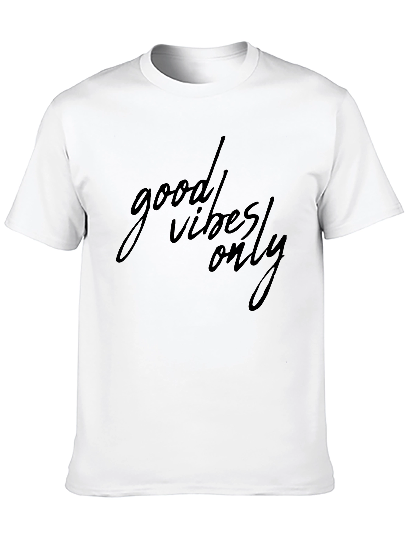 Good Vibes Only Graphic Tee - Classic Black T-Shirt