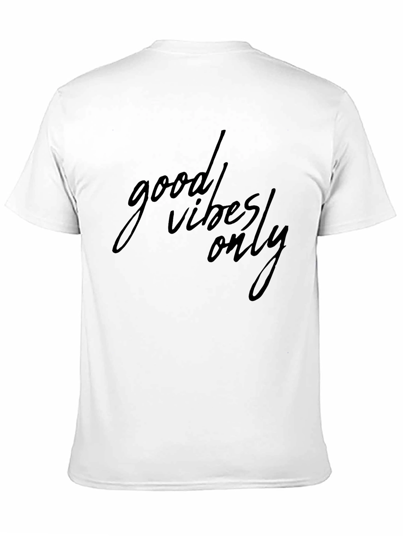 Good Vibes Only Graphic Tee - Classic Black T-Shirt