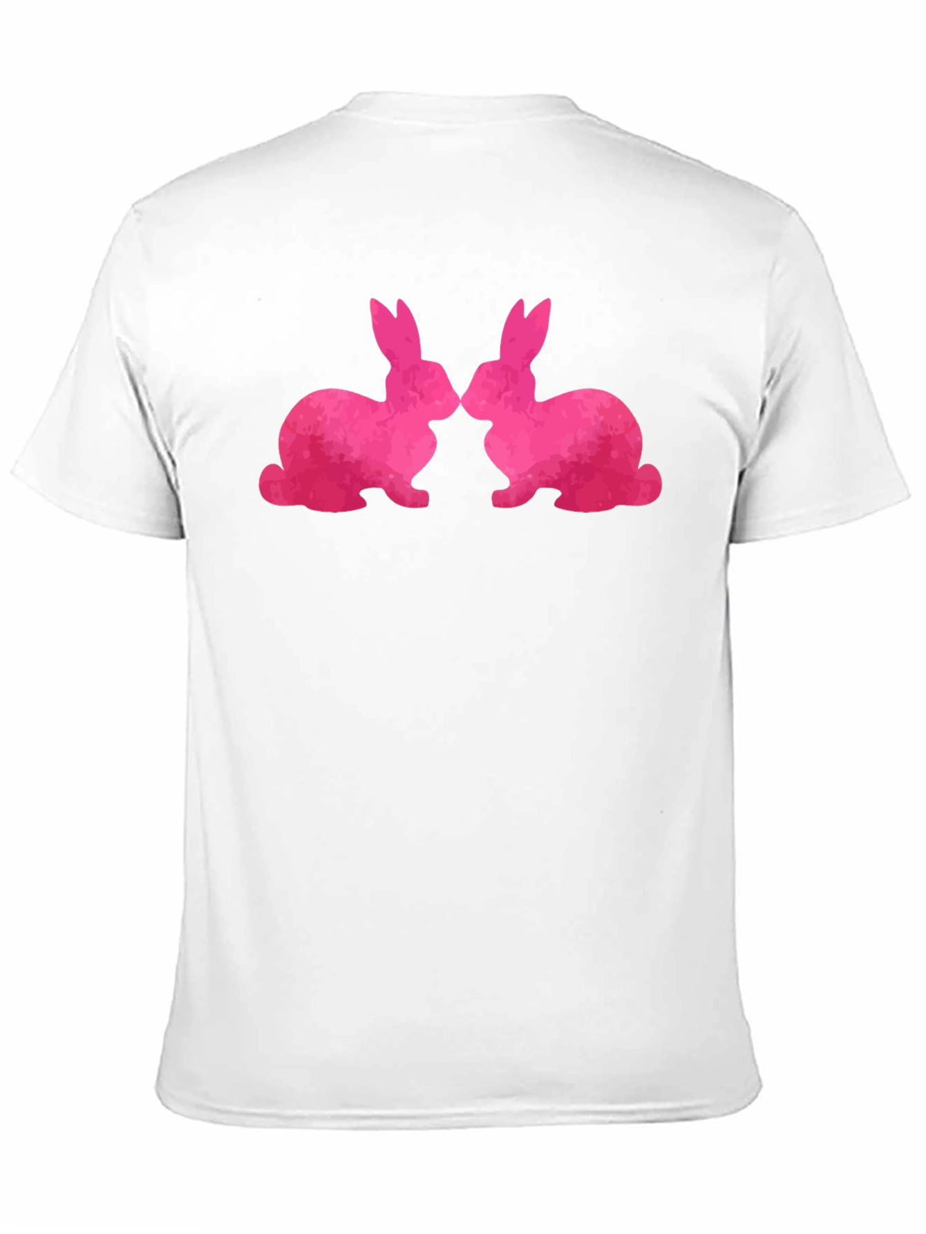 Bunny Love T-Shirt - Kissing Rabbits Graphic Tee