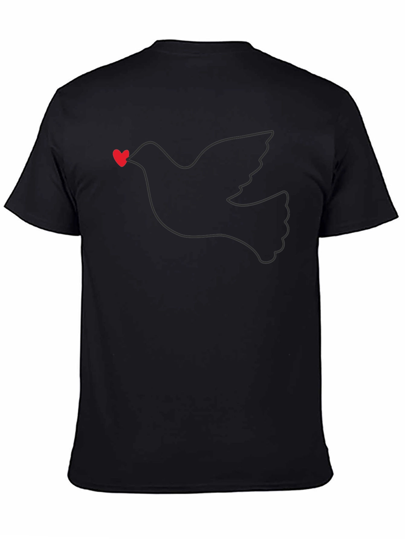 Dove Heart T-Shirt - Stylish Graphic Tee