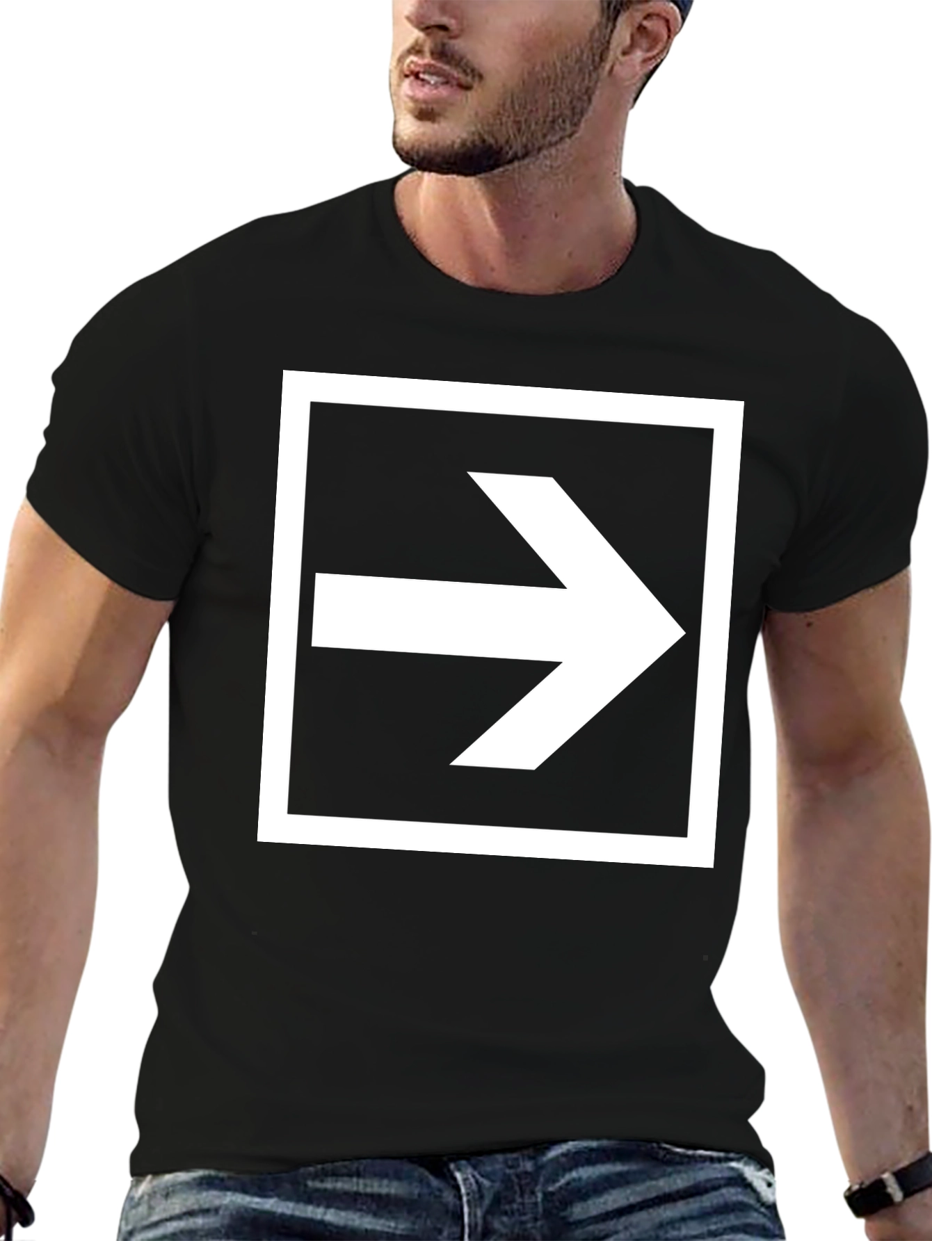 Arrow Graphic Tee - Bold Direction T-Shirt