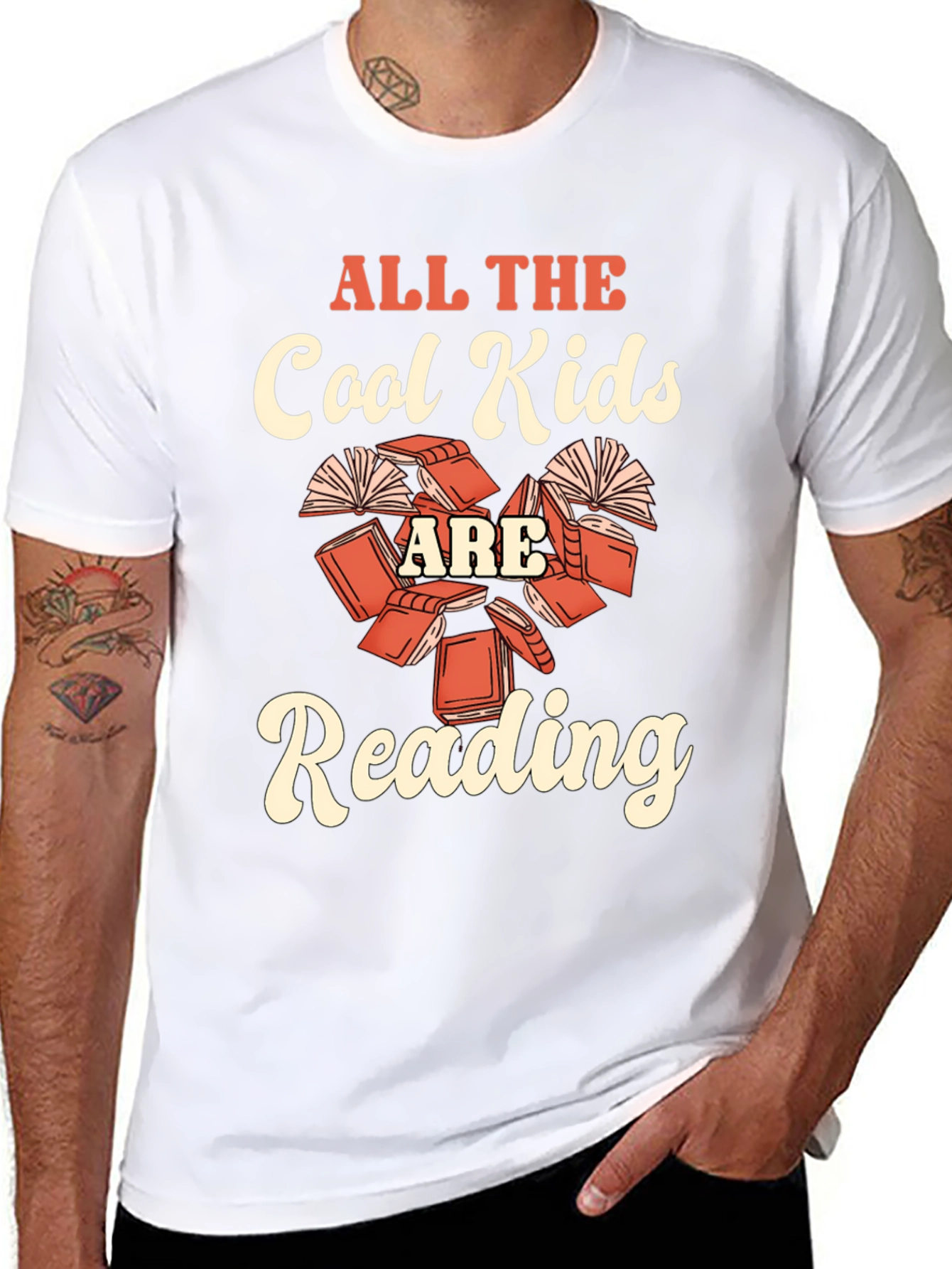 Cool Kids Reading T-Shirt - Book Lover Tee