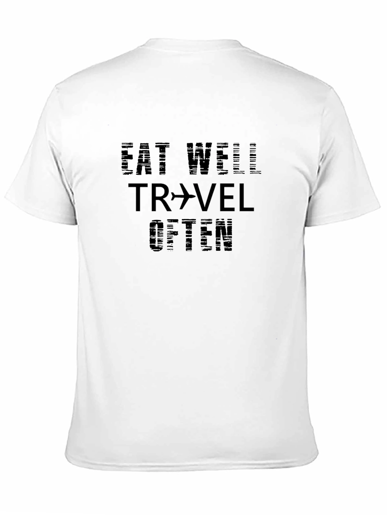 Eat Well Travel Often Graphic T-Shirt