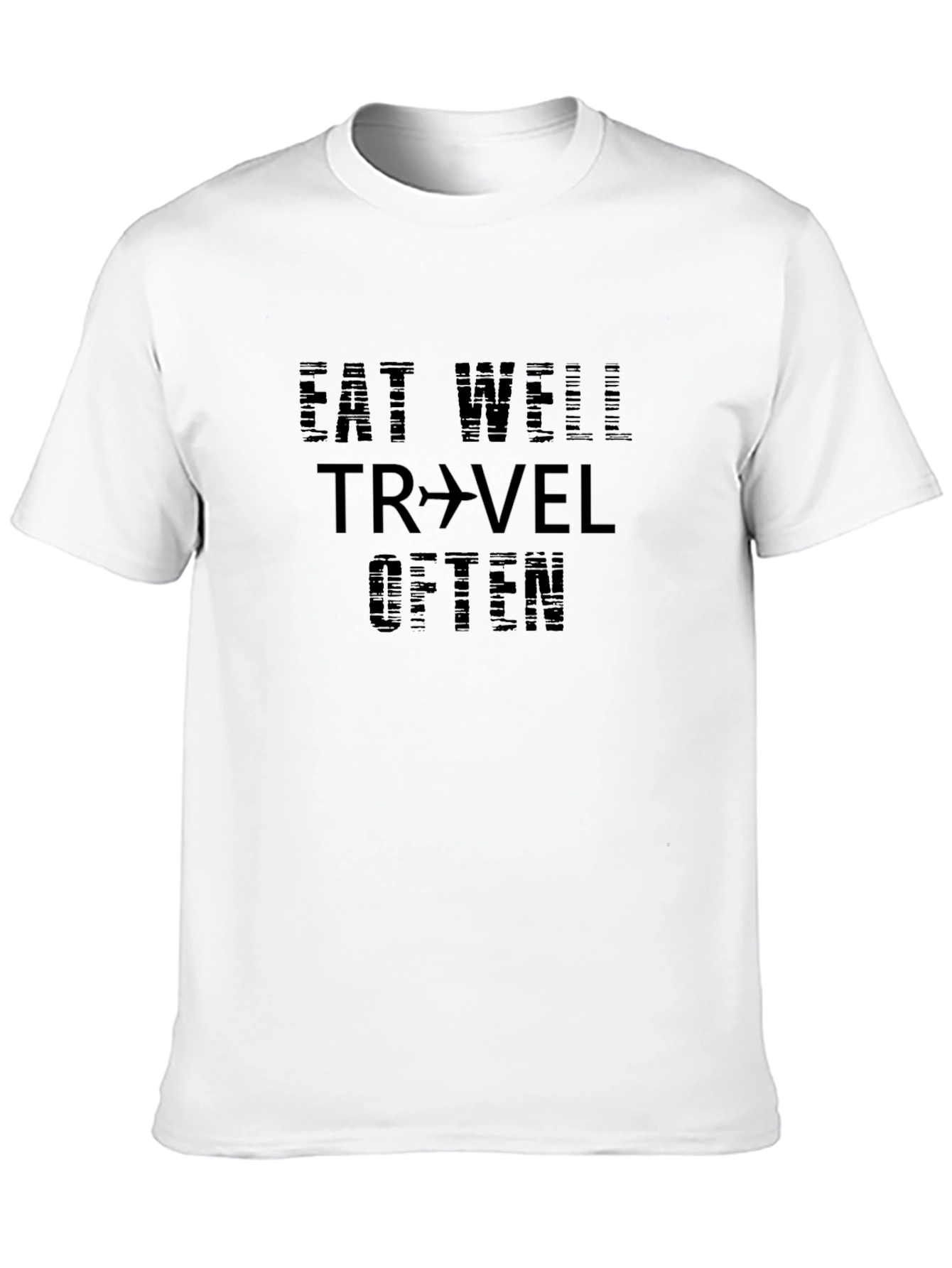 Eat Well Travel Often Graphic T-Shirt