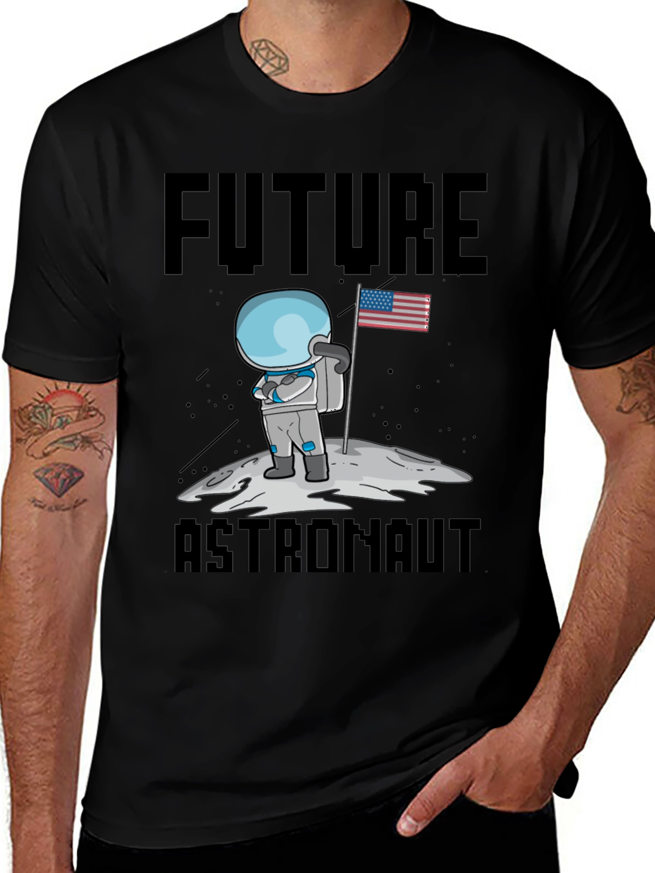 Future Astronaut Graphic T-Shirt