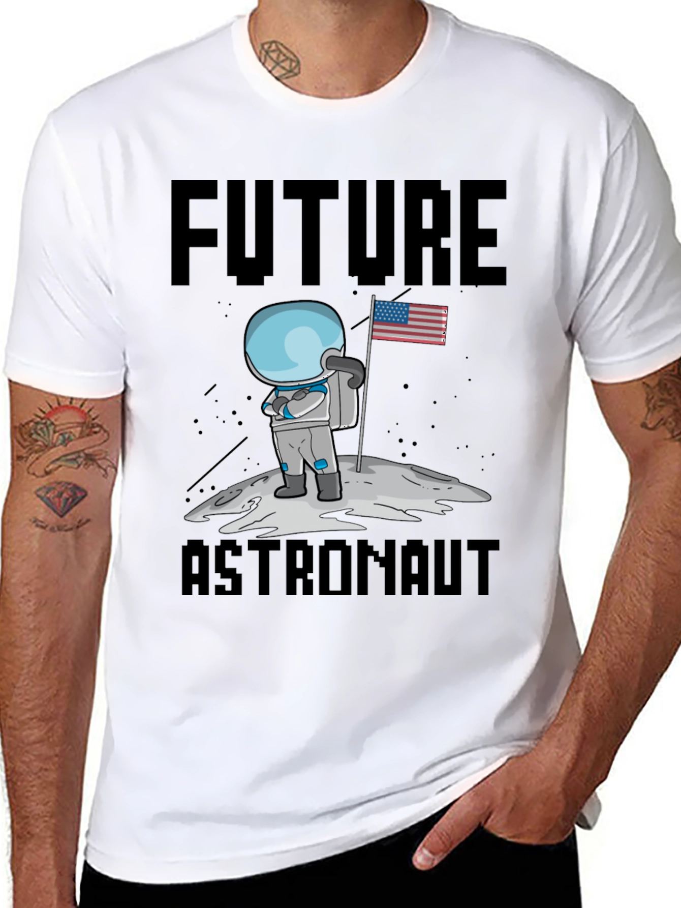 Future Astronaut Graphic T-Shirt