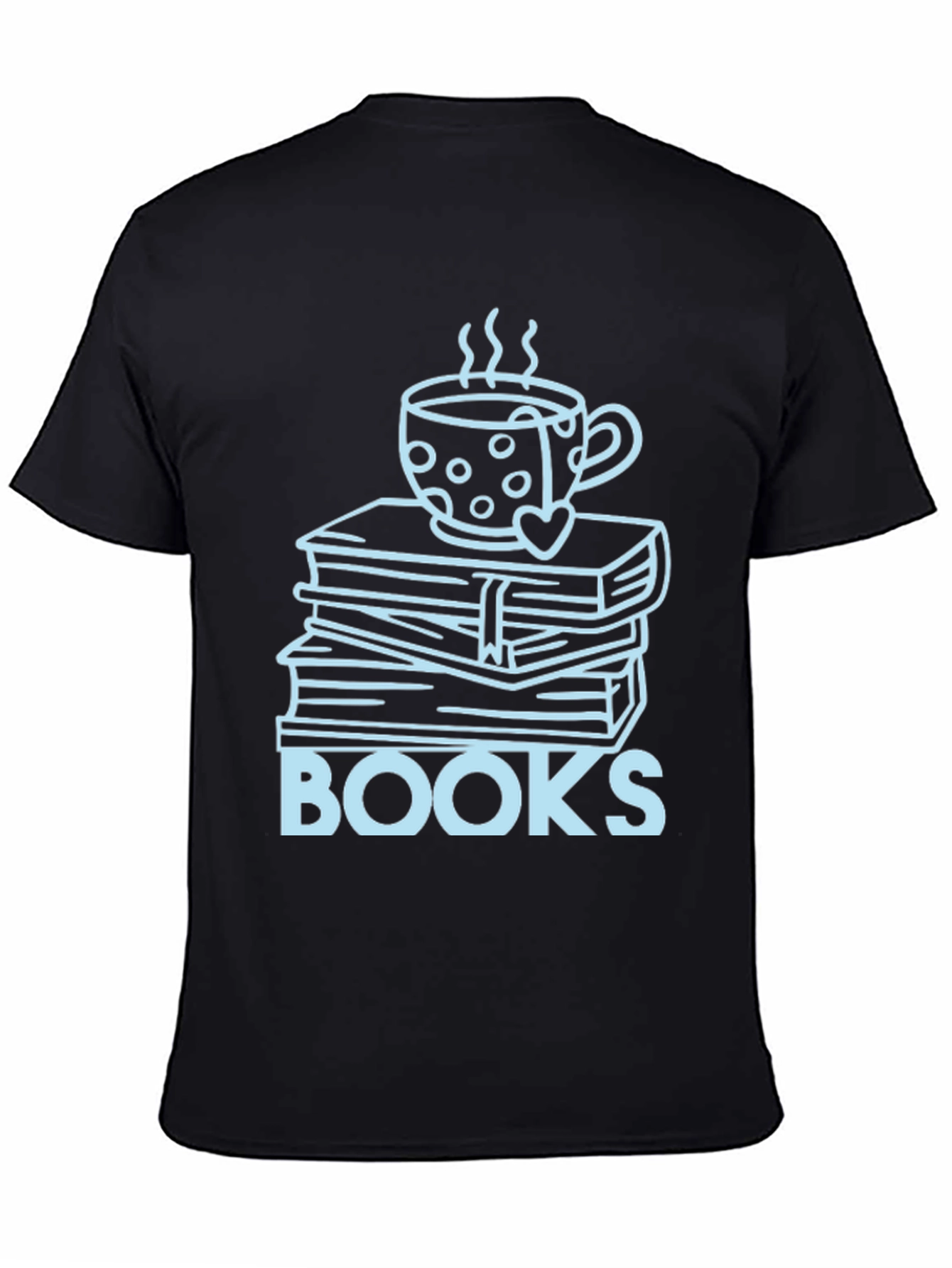Books & Coffee T-Shirt - Cozy Reader Apparel