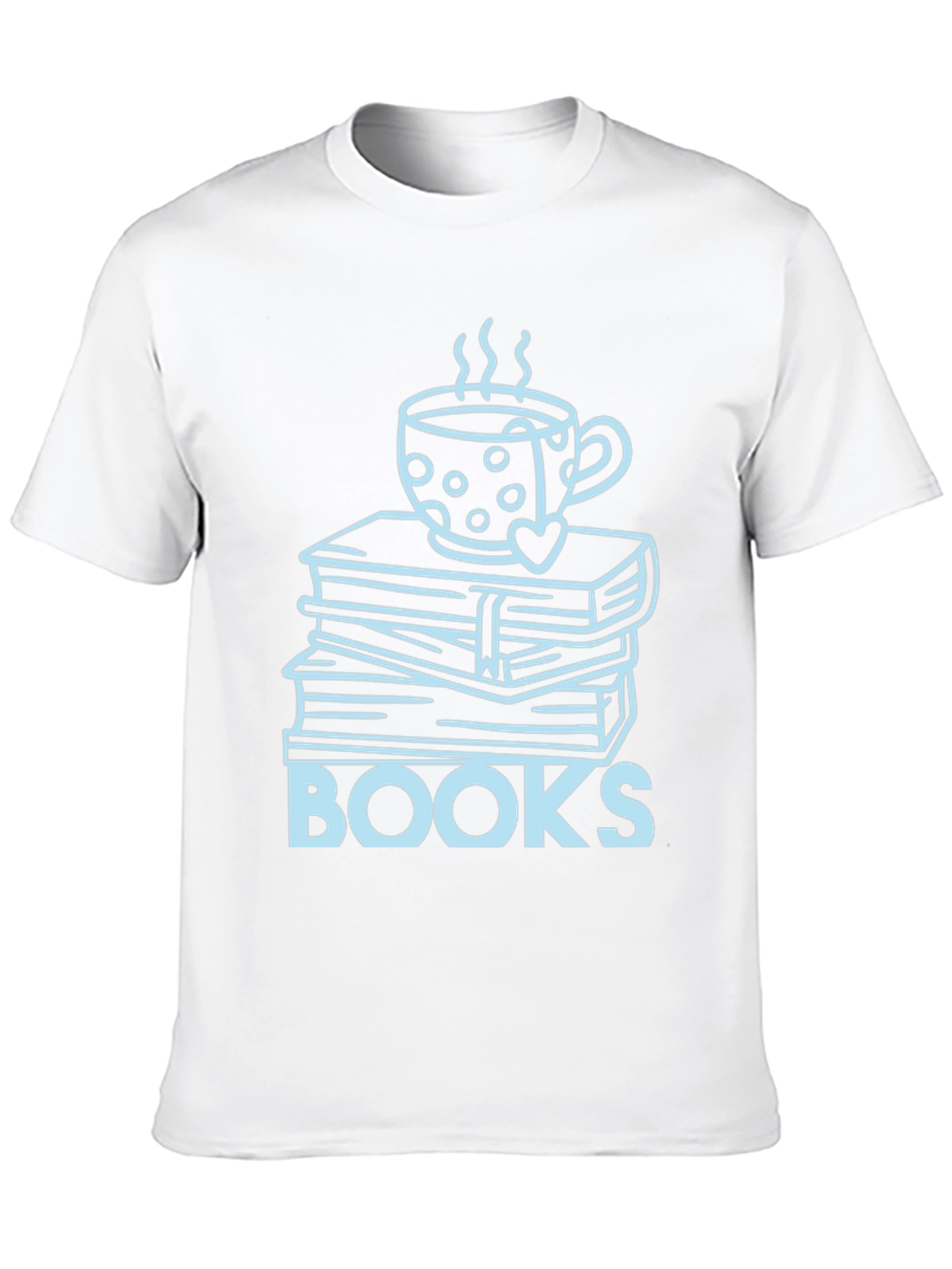 Books & Coffee T-Shirt - Cozy Reader Apparel