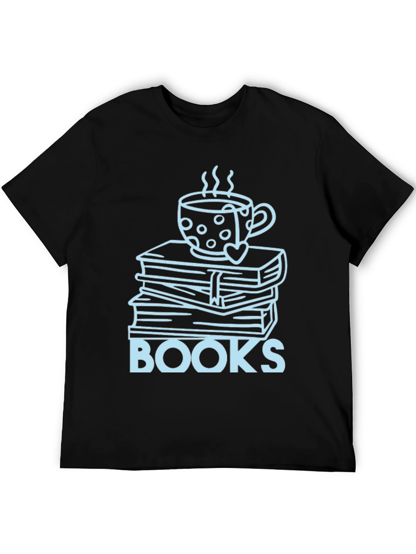 Books & Coffee T-Shirt - Cozy Reader Apparel