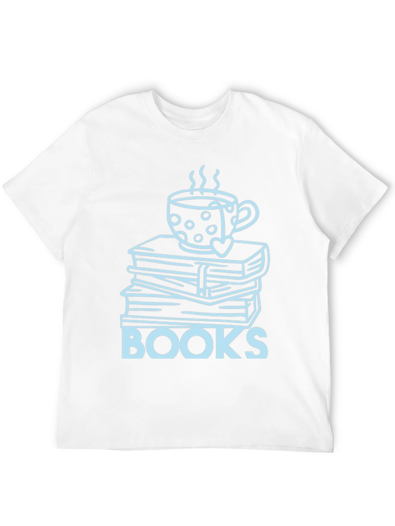 Books & Coffee T-Shirt - Cozy Reader Apparel