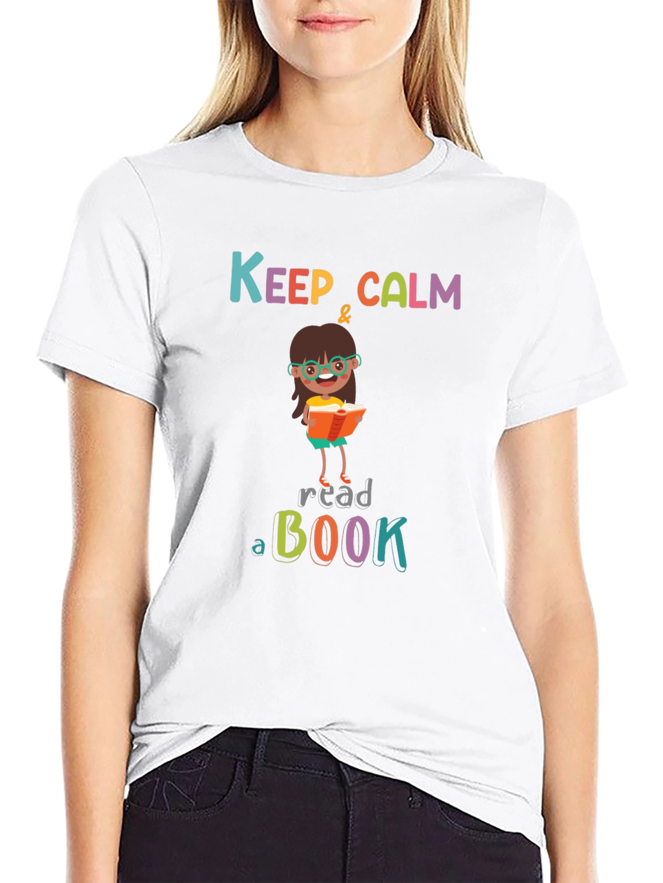 Keep Calm & Read a Book T-Shirt