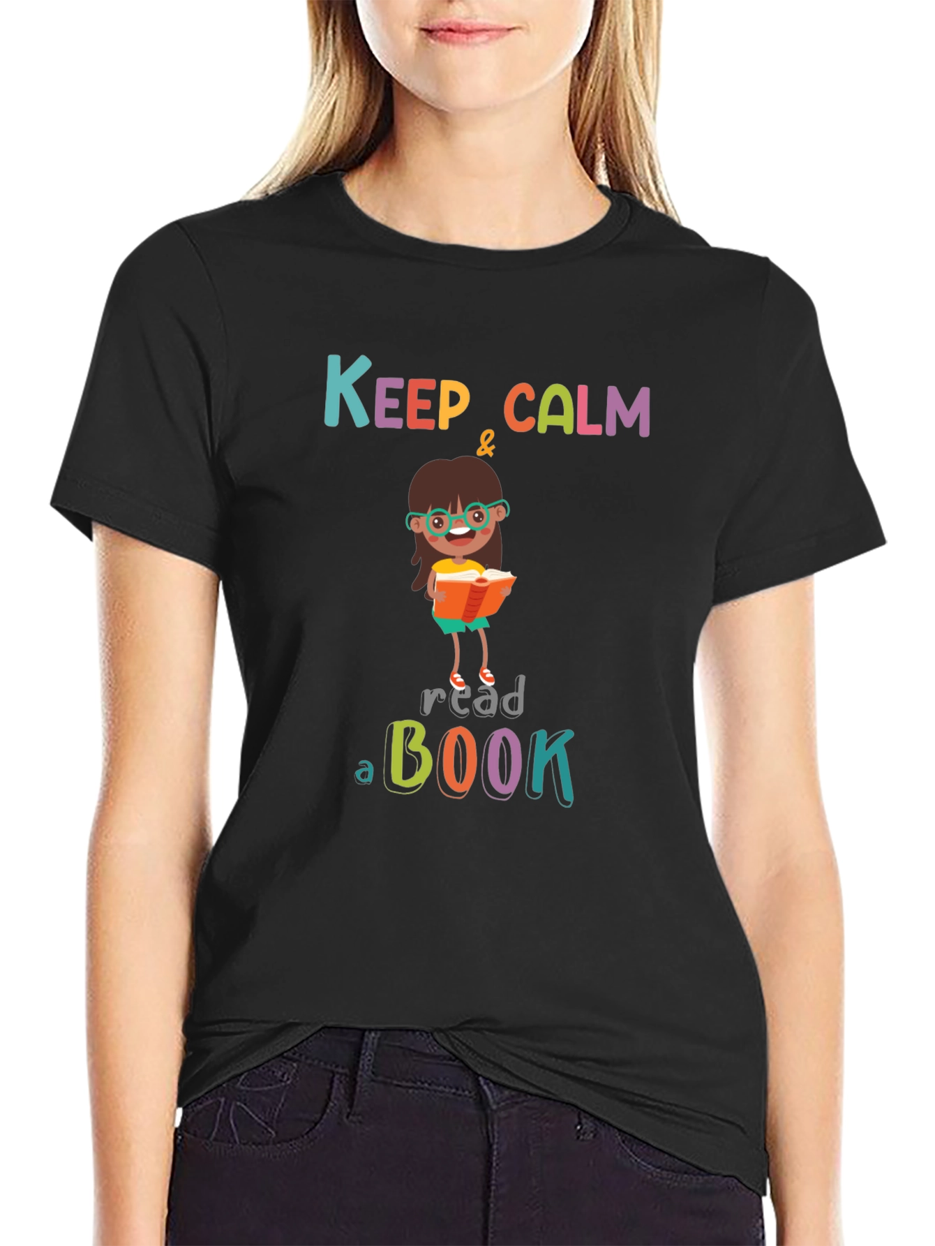 Keep Calm & Read a Book T-Shirt