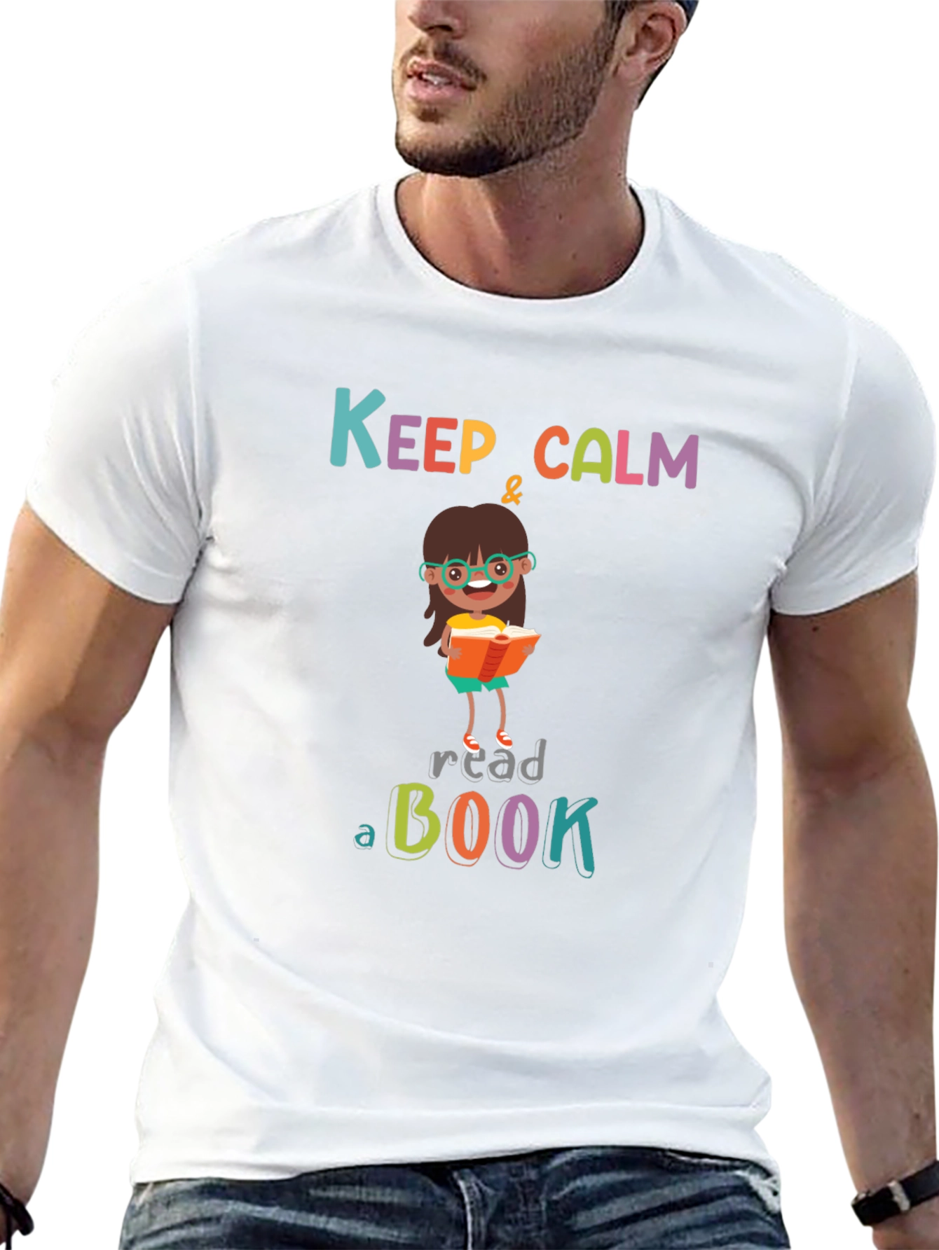Keep Calm & Read a Book T-Shirt